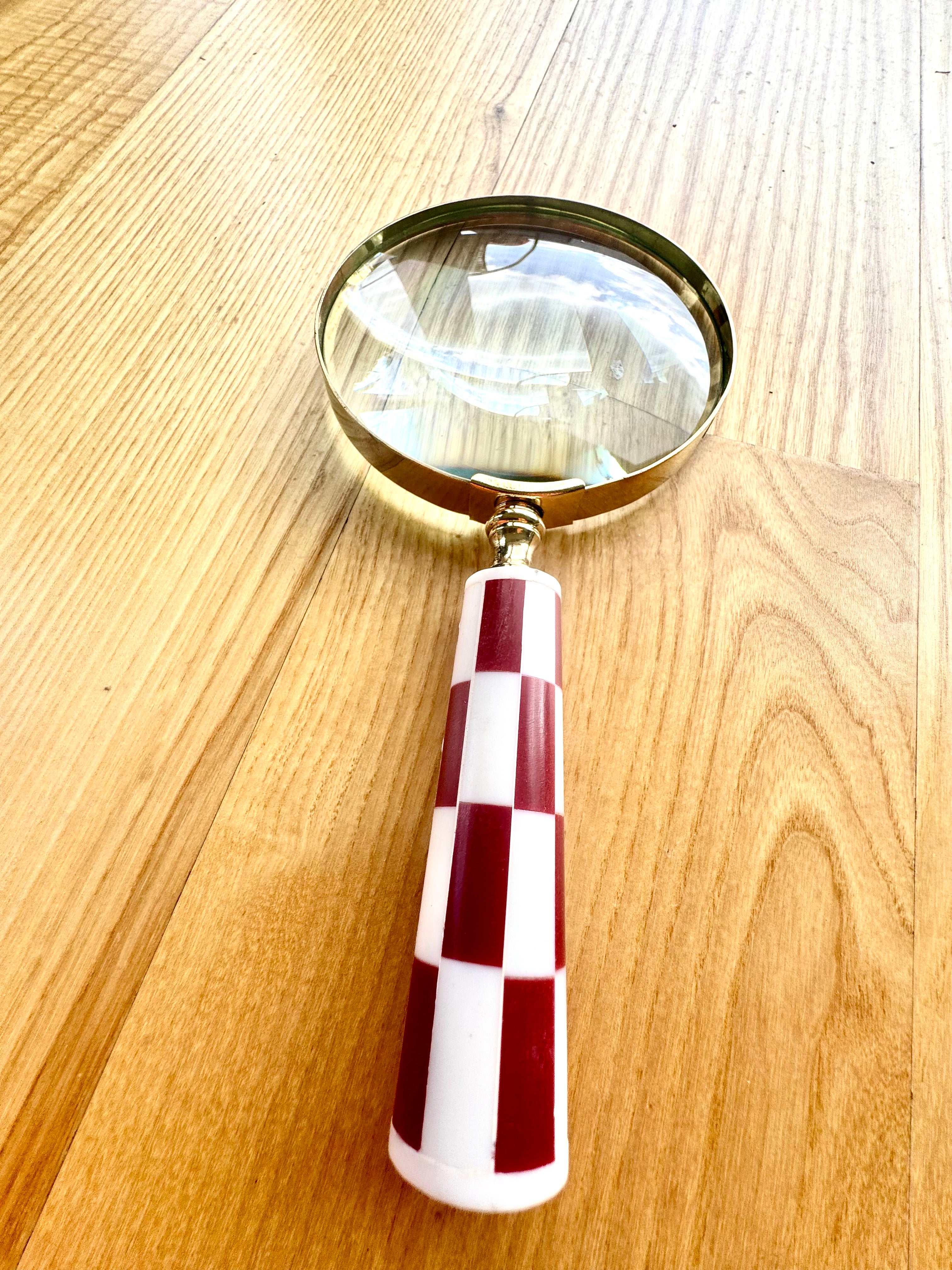 Lupa Retro Grande, possibilidade de personalização para presente com gravação - variantes à escolha