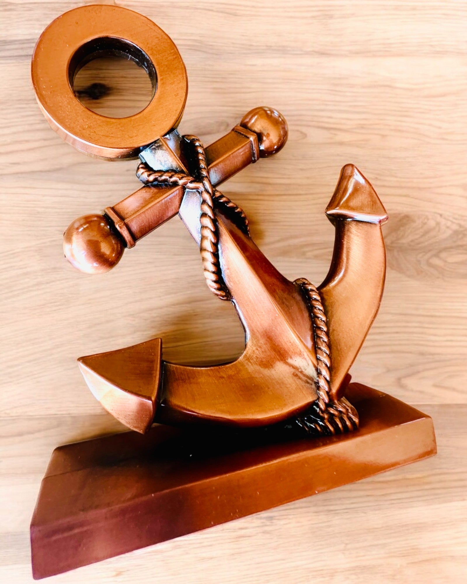 Âncora Decorativa de Alumínio - Decoração Elegante com Possibilidade de Gravação - 3 variantes de cores