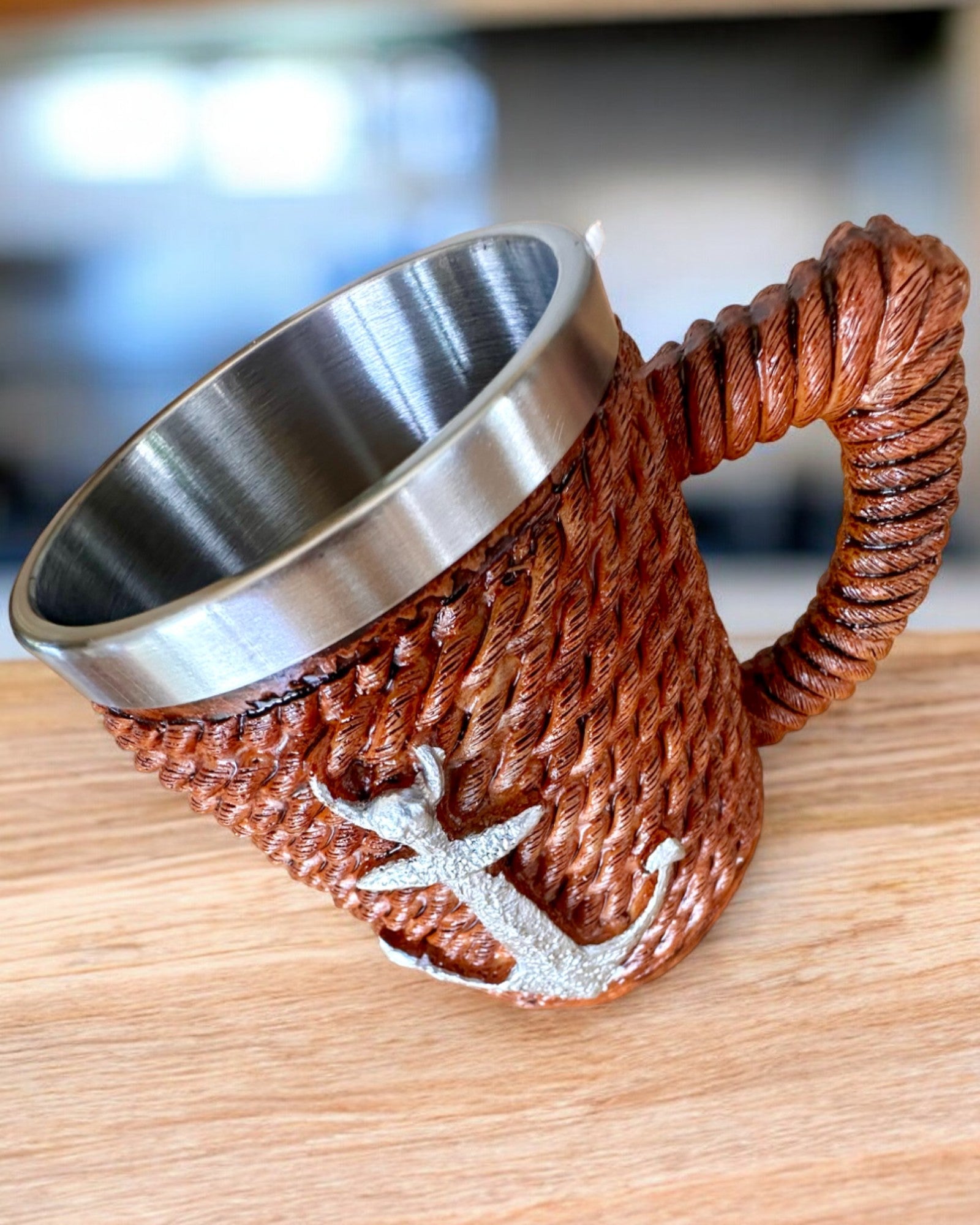 Caneca "Morski Skarb" de Aço Inoxidável, possibilidade de personalização com gravação para presente