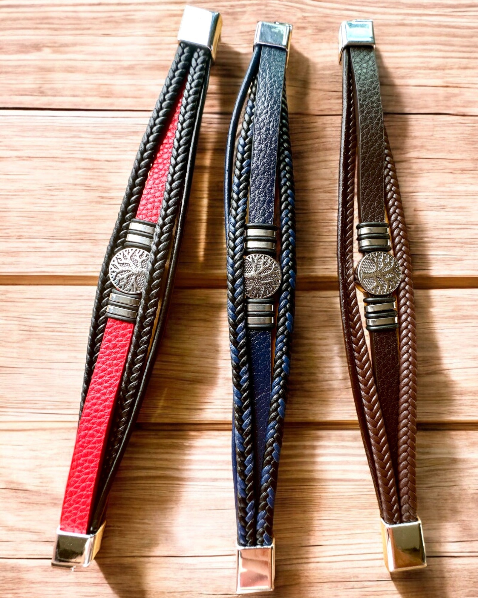 Pulseira "Árvore da Vida" com possibilidade de personalização para presente, 3 variantes de cores