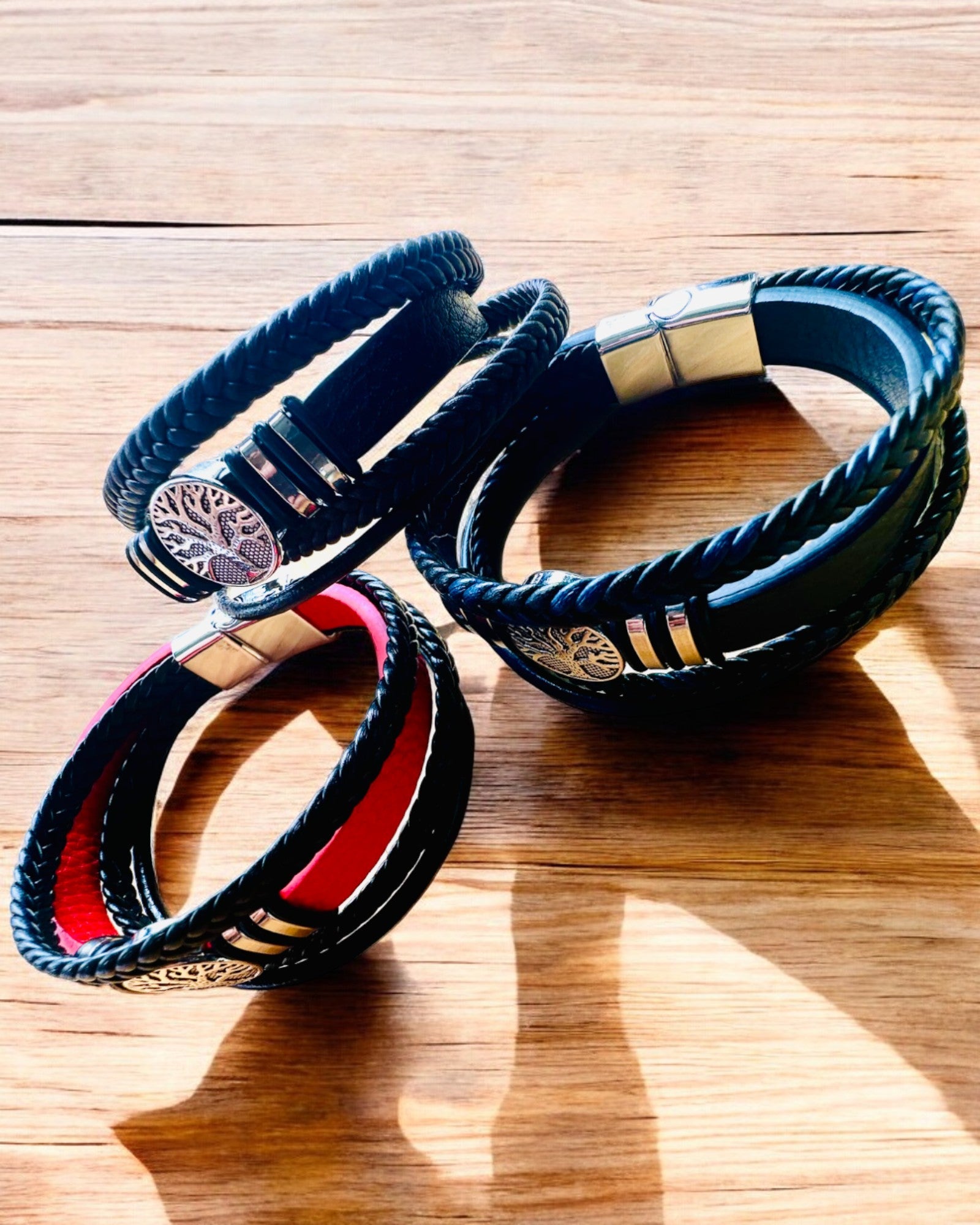 Pulseira "Árvore da Vida" com possibilidade de personalização para presente, 3 variantes de cores