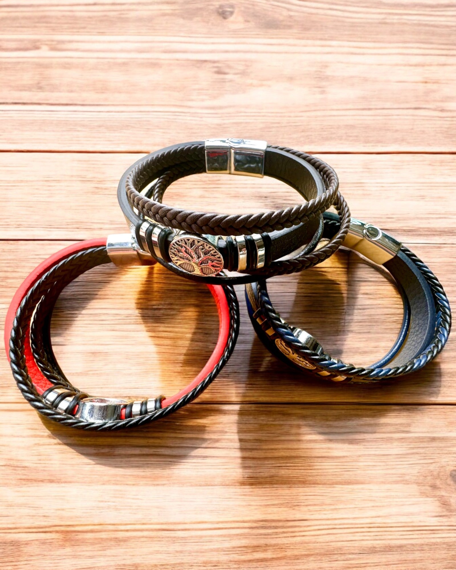 Pulseira "Árvore da Vida" com possibilidade de personalização para presente, 3 variantes de cores