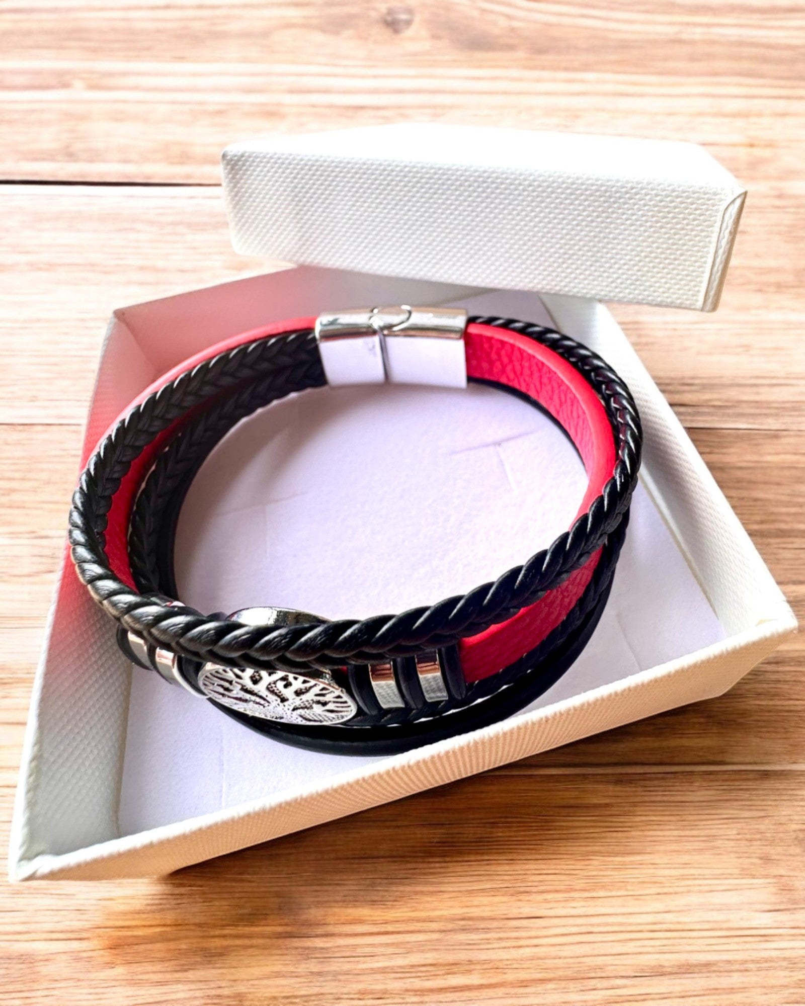 Pulseira "Árvore da Vida" com possibilidade de personalização para presente, 3 variantes de cores