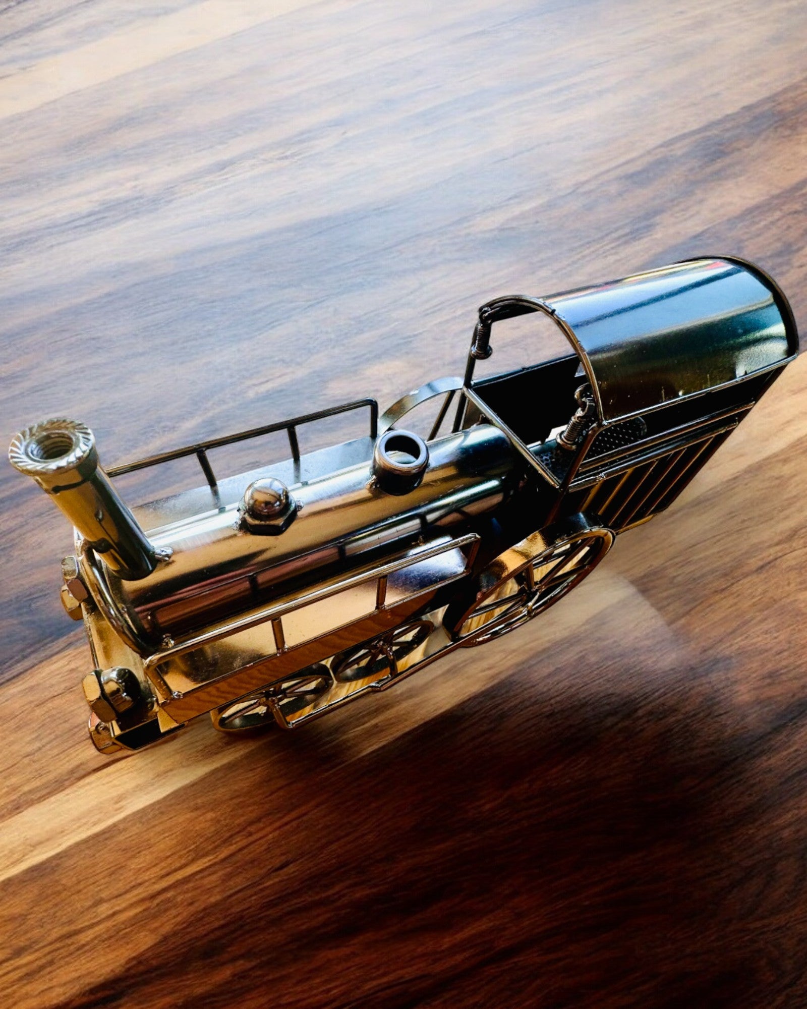 Locomotiva de ferro "Retro Express" – decoração, modelo, feito à mão com possibilidade de gravação para presente