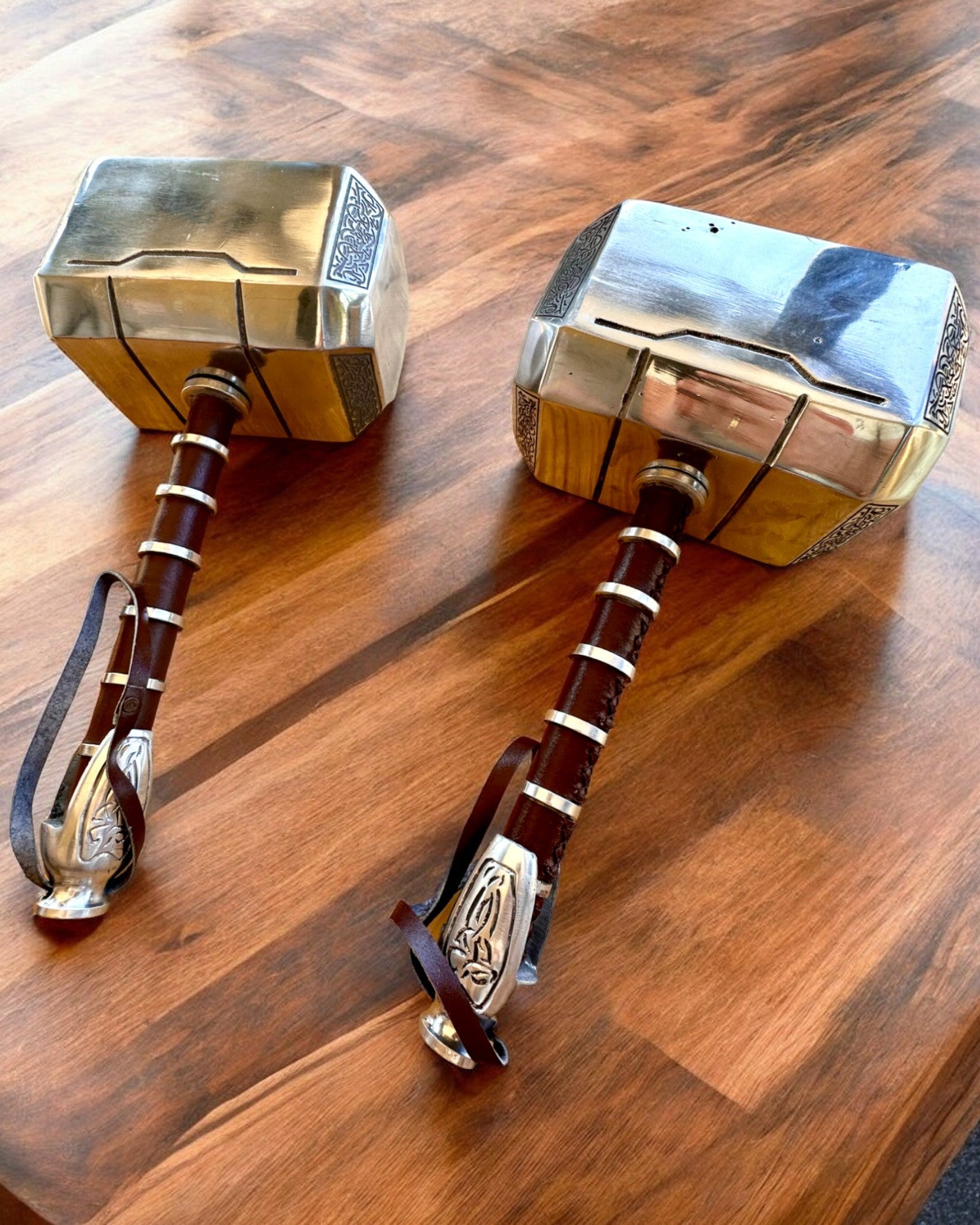 Martelo de Thor "Chief" - Martelo Artesanal Feito à Mão, personalização com gravação para presente