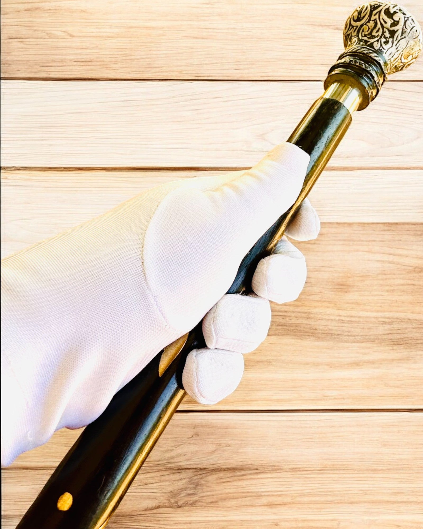 Bengala para caminhar "Bengala Majestade" de madeira feita à mão, possibilidade de gravação, 2 variantes à escolha