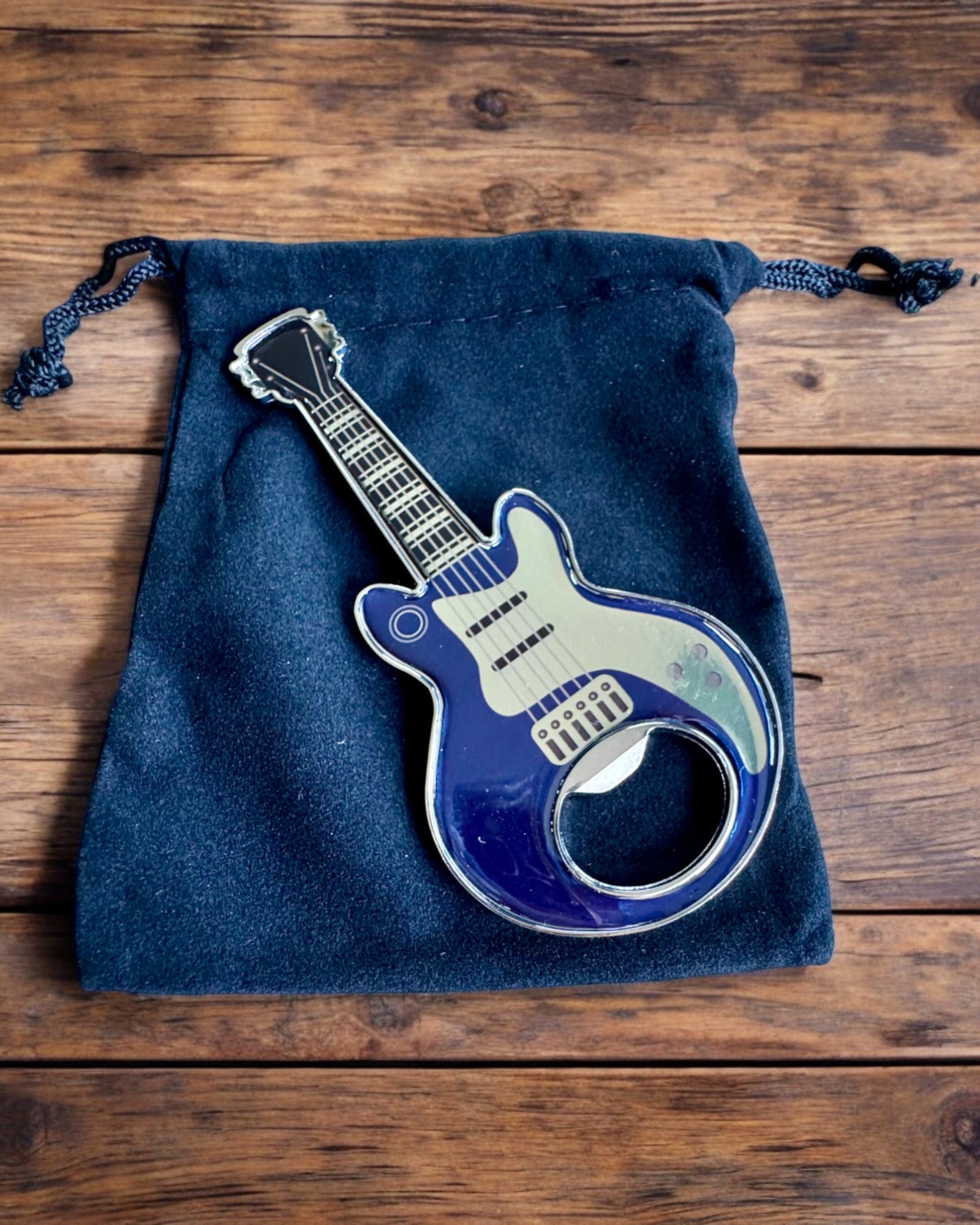 Abridor de garrafas Guitarra Rock'n'Open, 2 variantes, personalização com gravação para presente