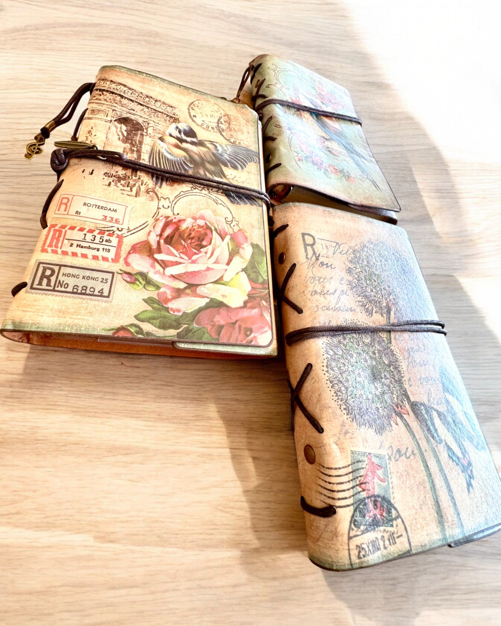 Notatnik Vintage Memoire com gravação personalizada - 3 modelos à escolha, caderno para presente