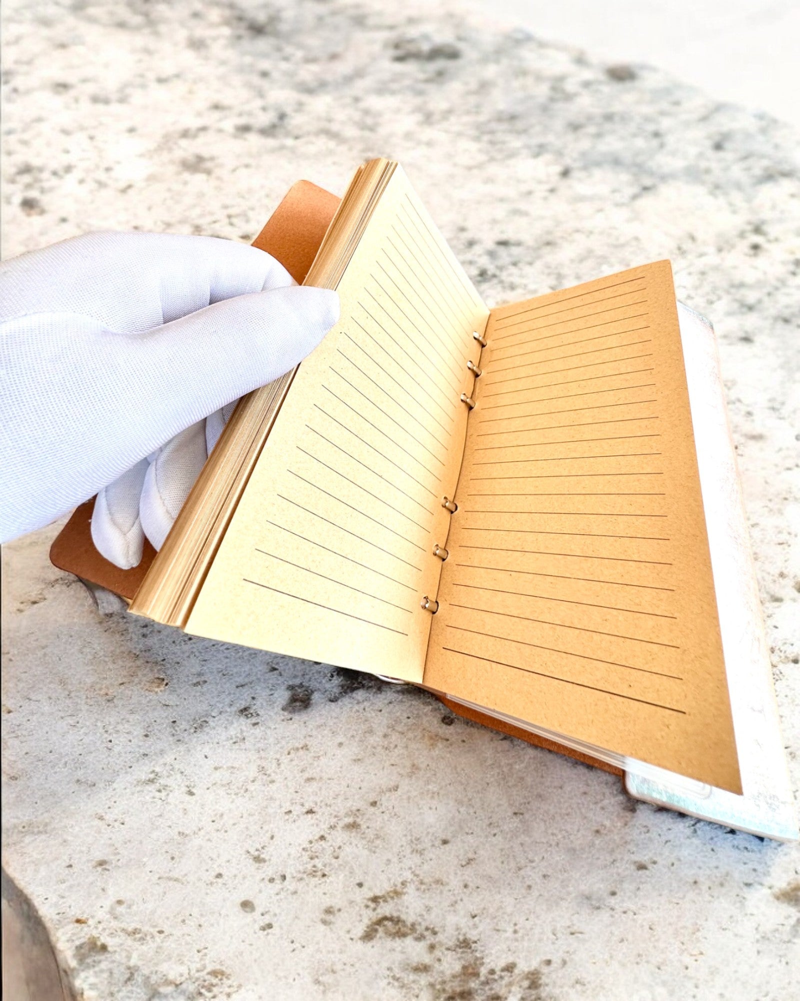 Notatnik Vintage Memoire com gravação personalizada - 3 modelos à escolha, caderno para presente