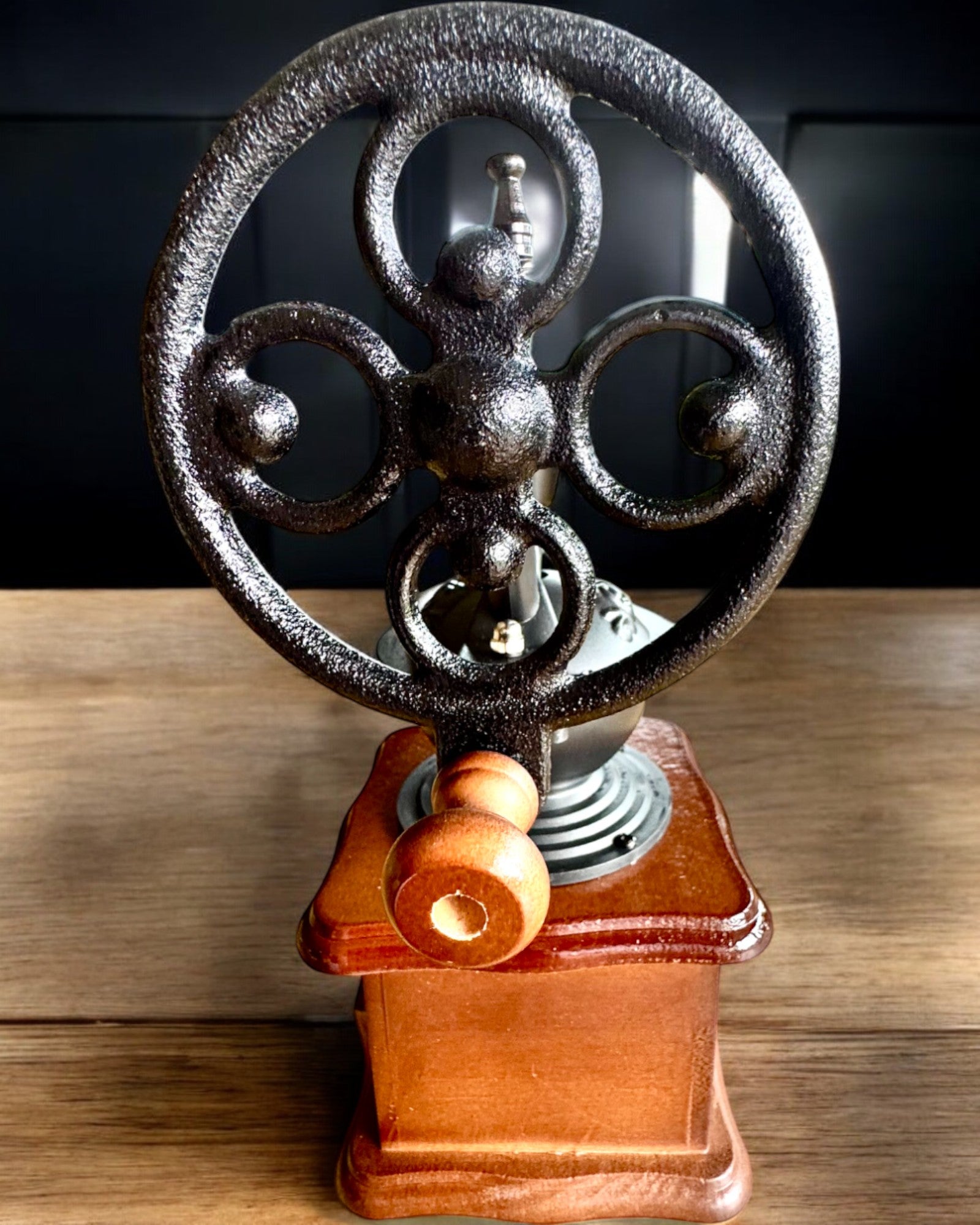 Moinho de café retro "Vintage Café" 27 cm de altura, com possibilidade de personalização com gravação para presente