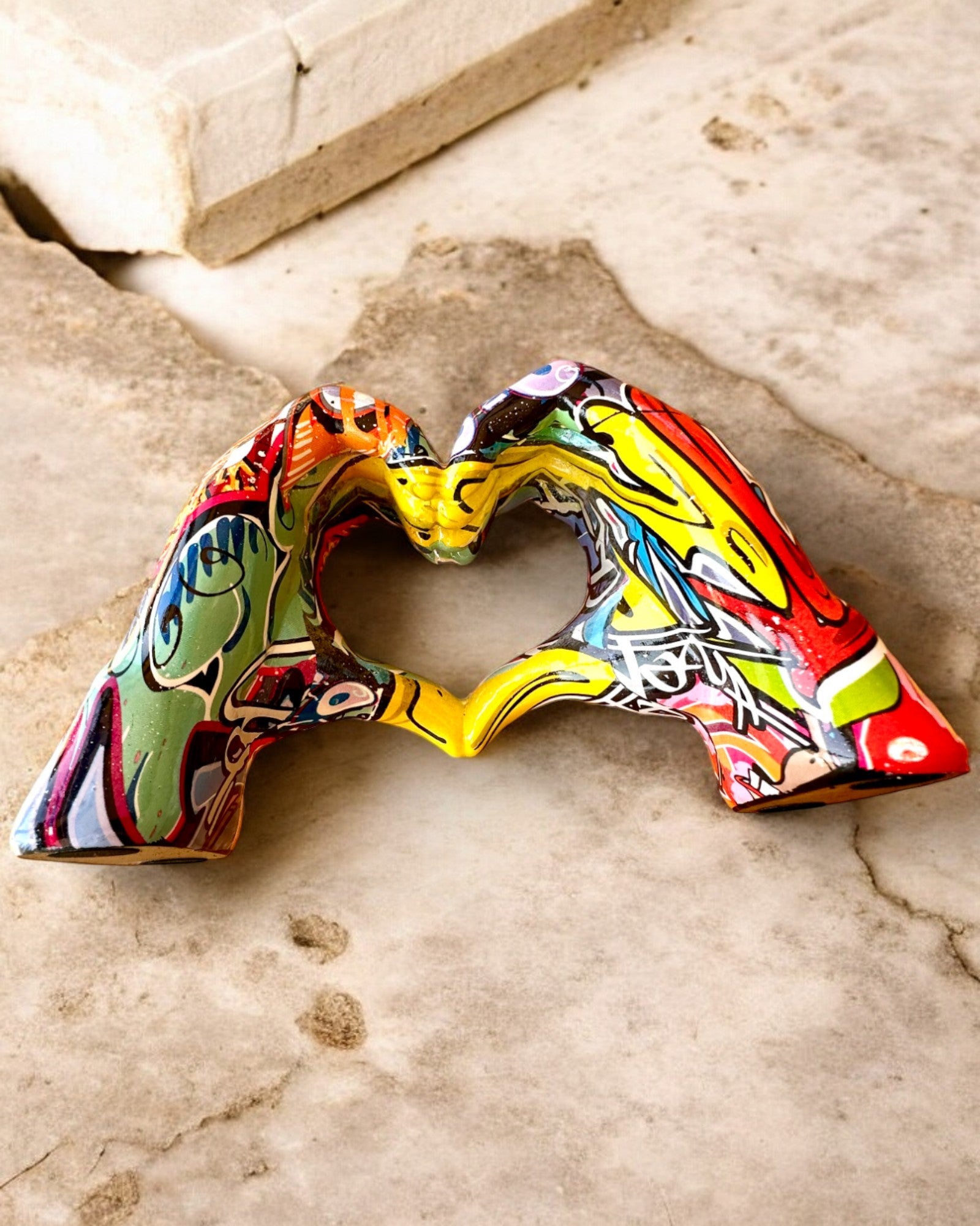 Figura decorativa Colorido Suporte Decorativo ArtBrace - possibilidade de personalização com gravação, para presente