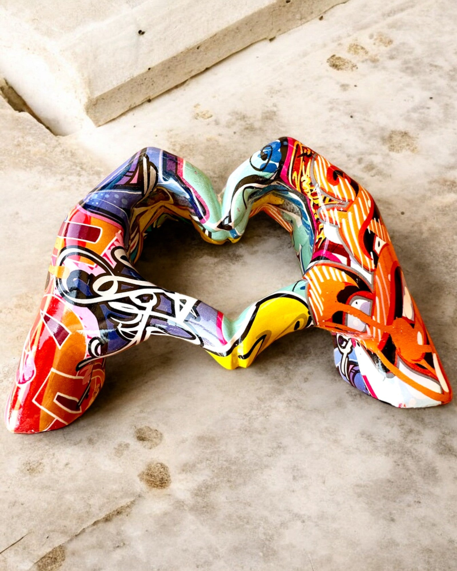 Figura decorativa Colorido Suporte Decorativo ArtBrace - possibilidade de personalização com gravação, para presente