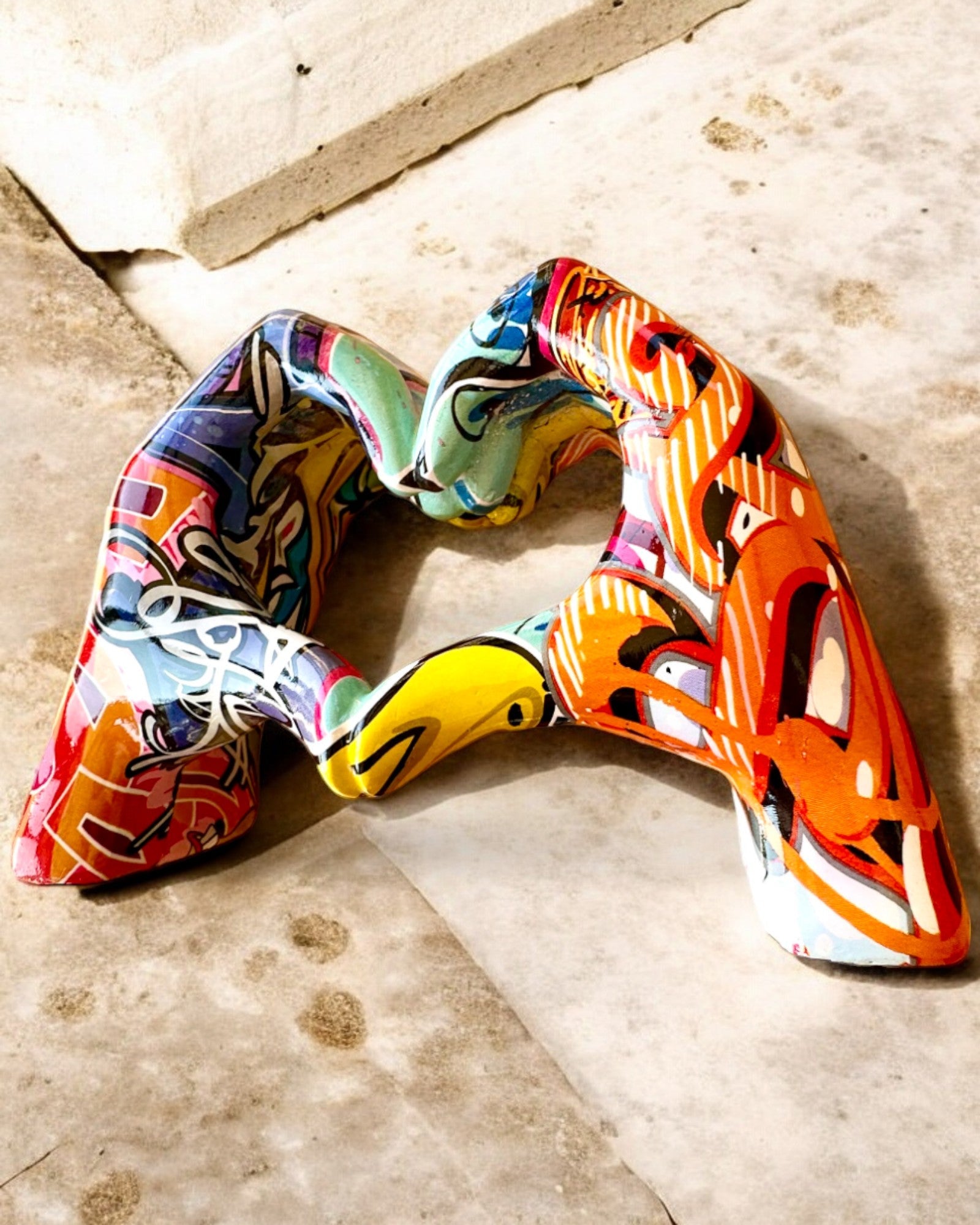 Figura decorativa Colorido Suporte Decorativo ArtBrace - possibilidade de personalização com gravação, para presente