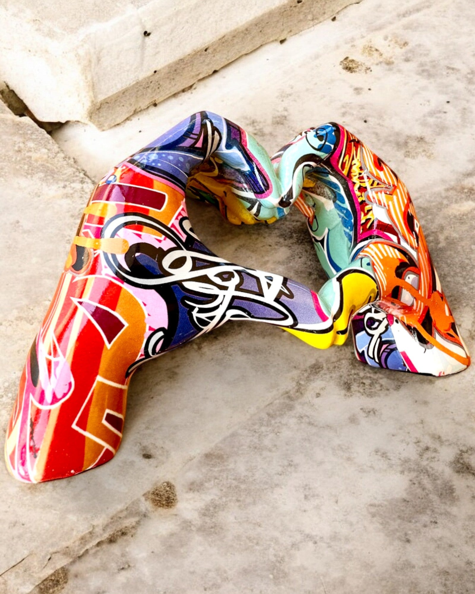 Figura decorativa Colorido Suporte Decorativo ArtBrace - possibilidade de personalização com gravação, para presente