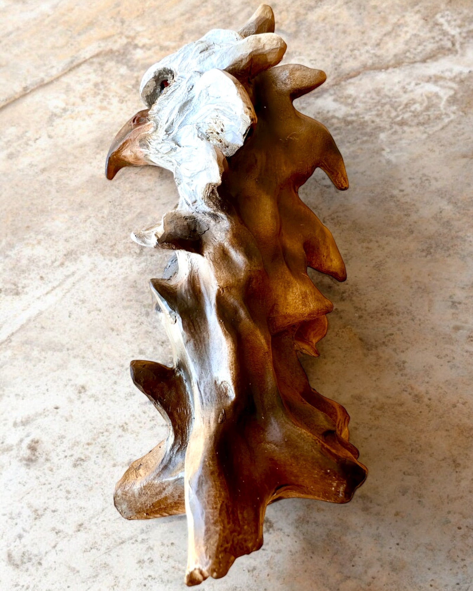 Águia da Liberdade Escultura de Resina com Possibilidade de Gravação para presente 26.5 cm de altura