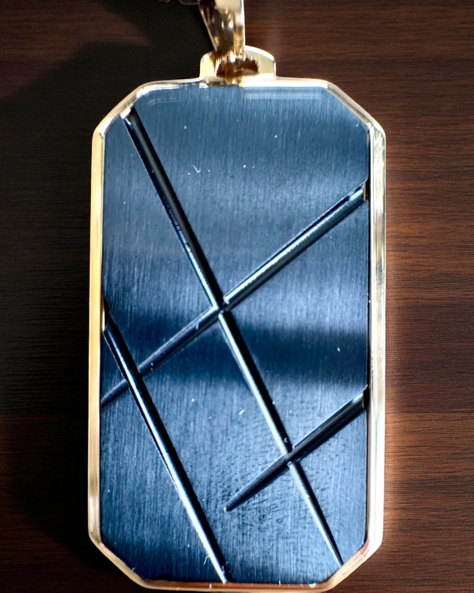 Colar masculino Dog Tag "SteelVision" – aço inoxidável, 15 variantes, personalização com gravação