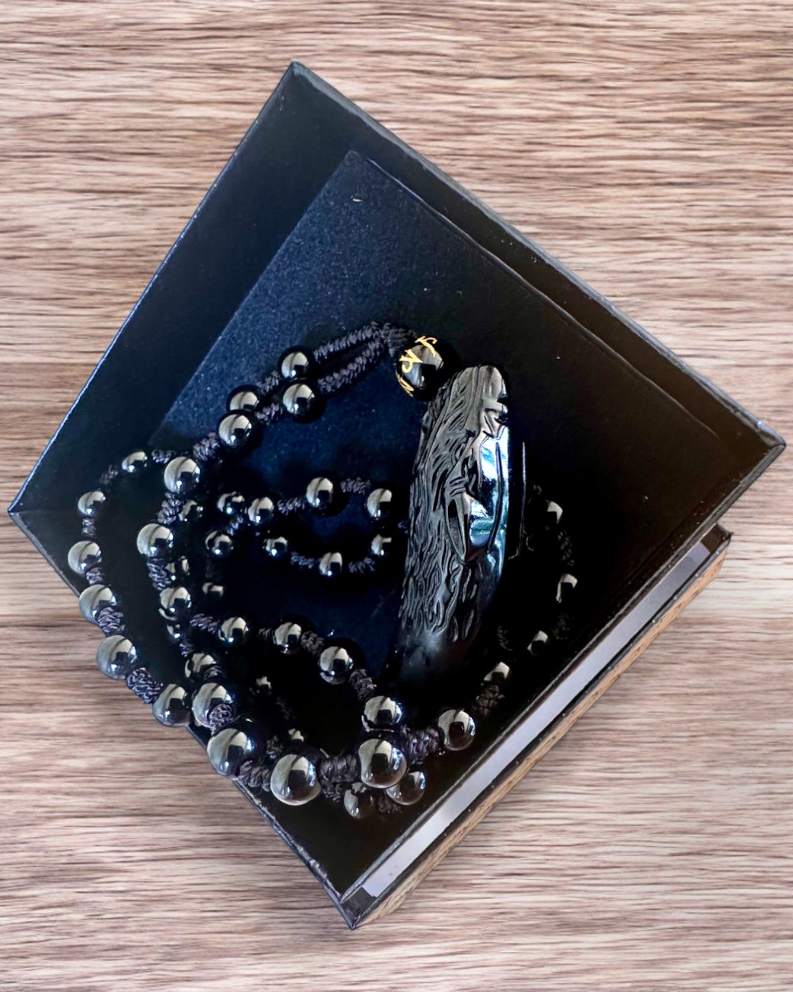 Dente de Lobo de Jade - Amuleto de Força e Proteção, possibilidade de personalização com gravação para presente