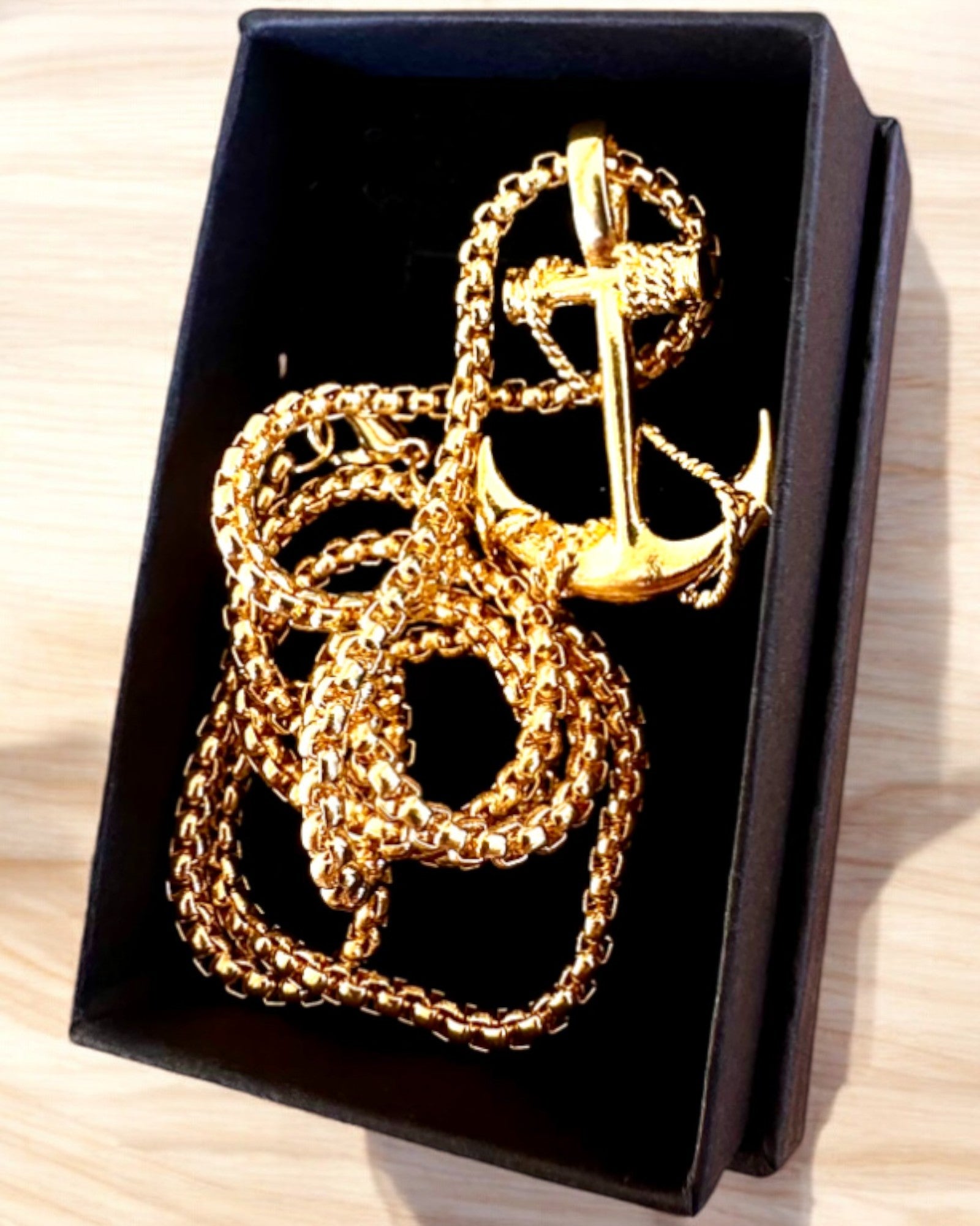 Âncora de Determinação, Amuleto Marinho, colar, possibilidade de personalização com gravação para presente, 3 variantes à escolha