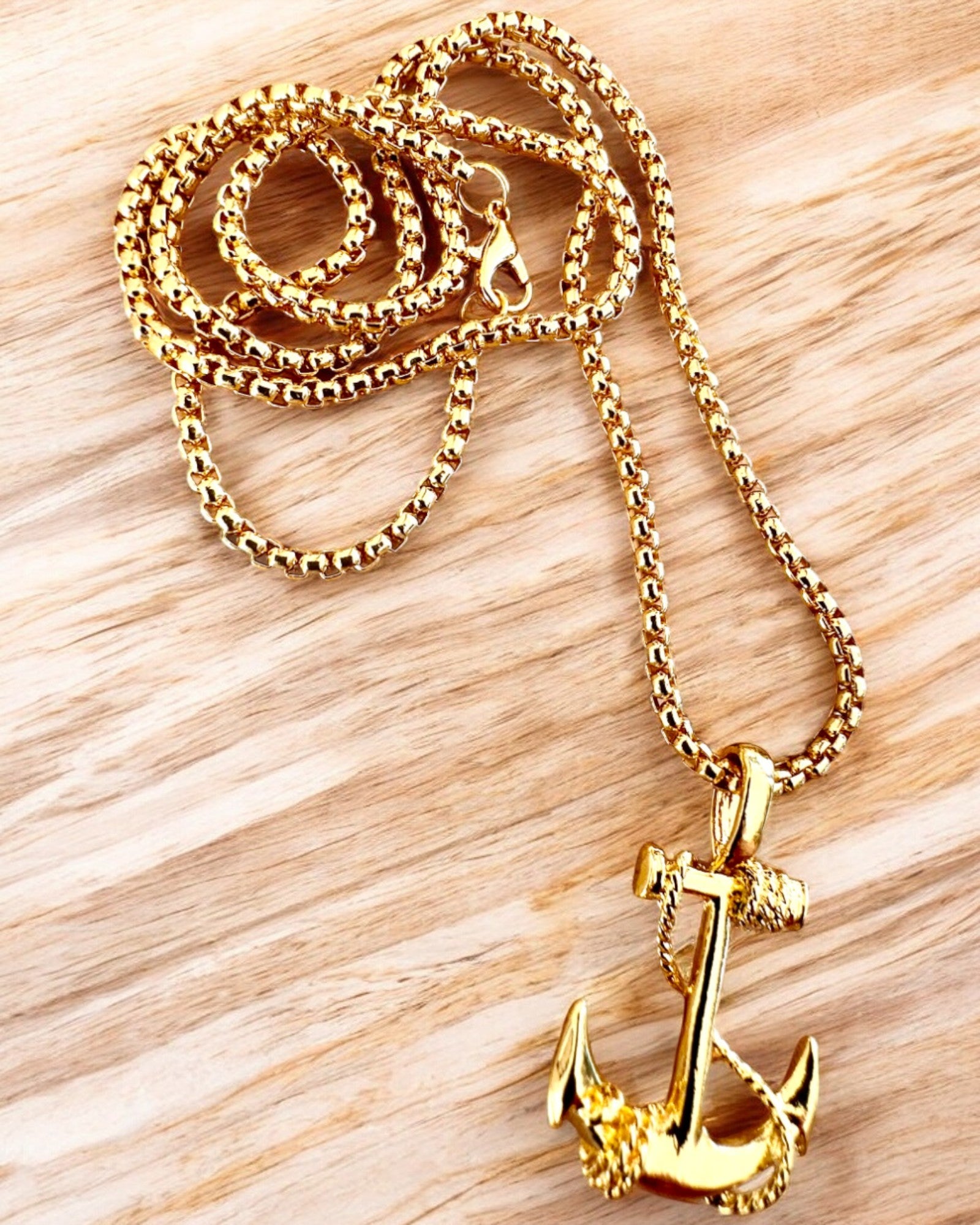 Âncora de Determinação, Amuleto Marinho, colar, possibilidade de personalização com gravação para presente, 3 variantes à escolha