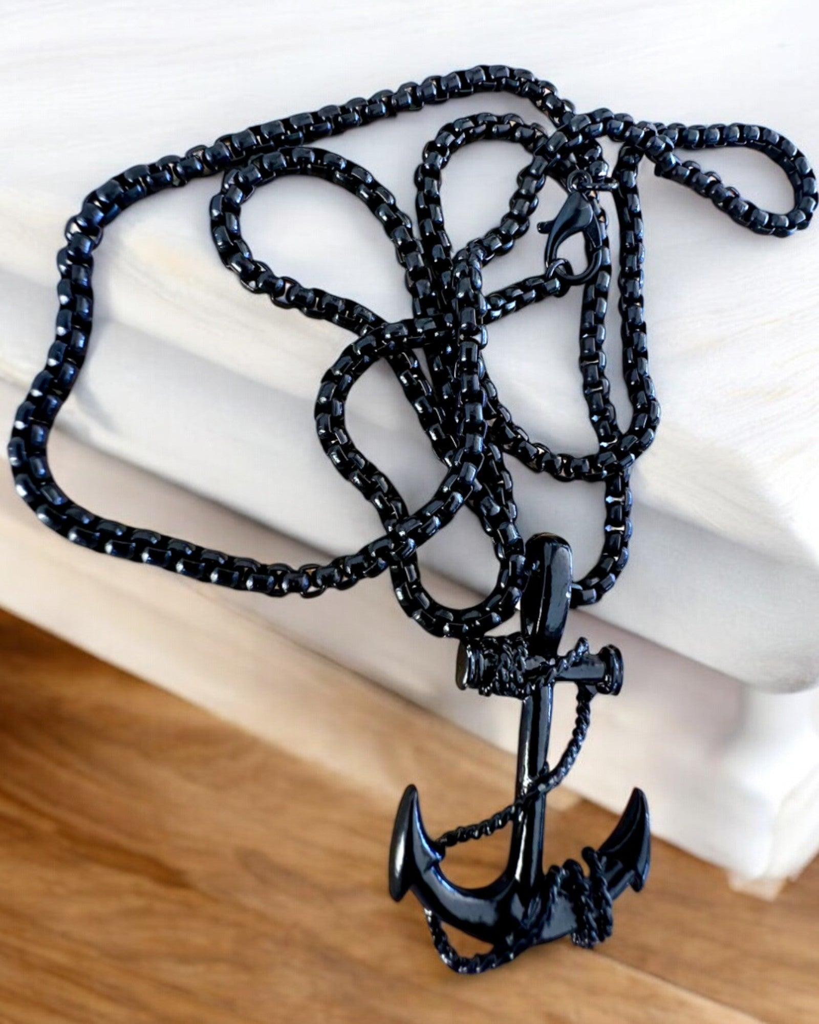 Âncora de Determinação, Amuleto Marinho, colar, possibilidade de personalização com gravação para presente, 3 variantes à escolha