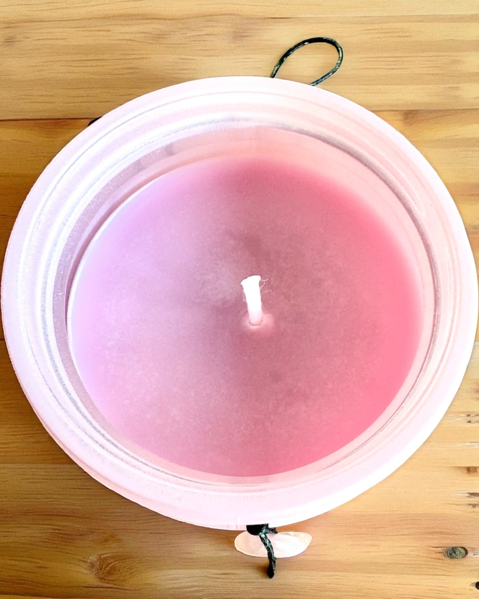 Vela de soja intencional Quartzo Rosa – amor, harmonia e tranquilidade do coração, 250 ml, possibilidade de personalização para presente
