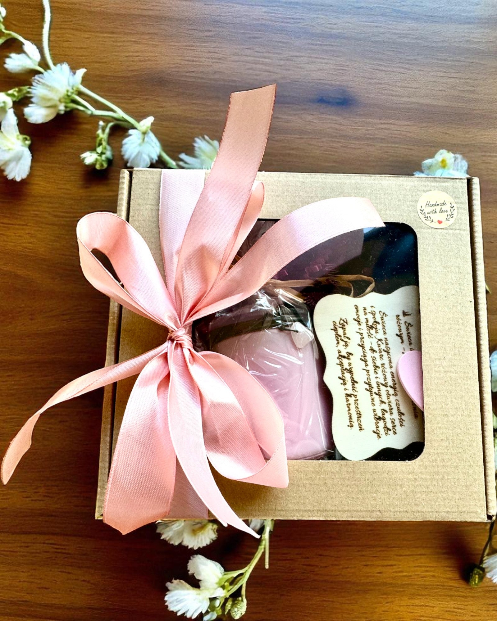 Vela de soja intencional Quartzo Rosa – amor, harmonia e tranquilidade do coração, 250 ml, possibilidade de personalização para presente