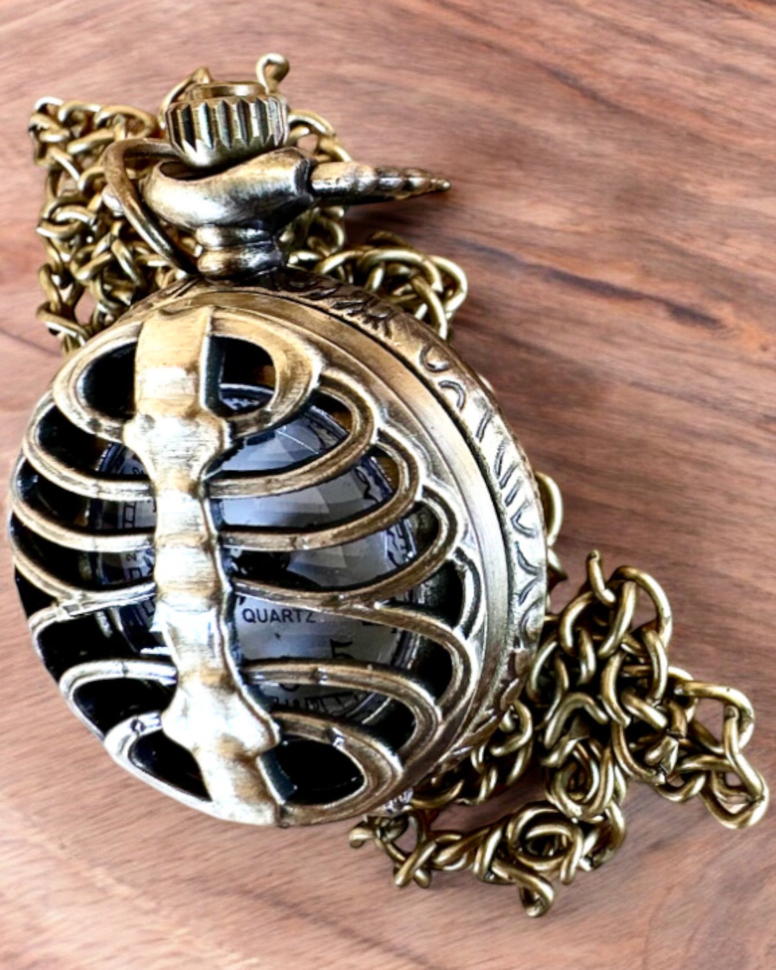 Relógio de bolso "Rybia Łuska" com possibilidade de gravação para presente