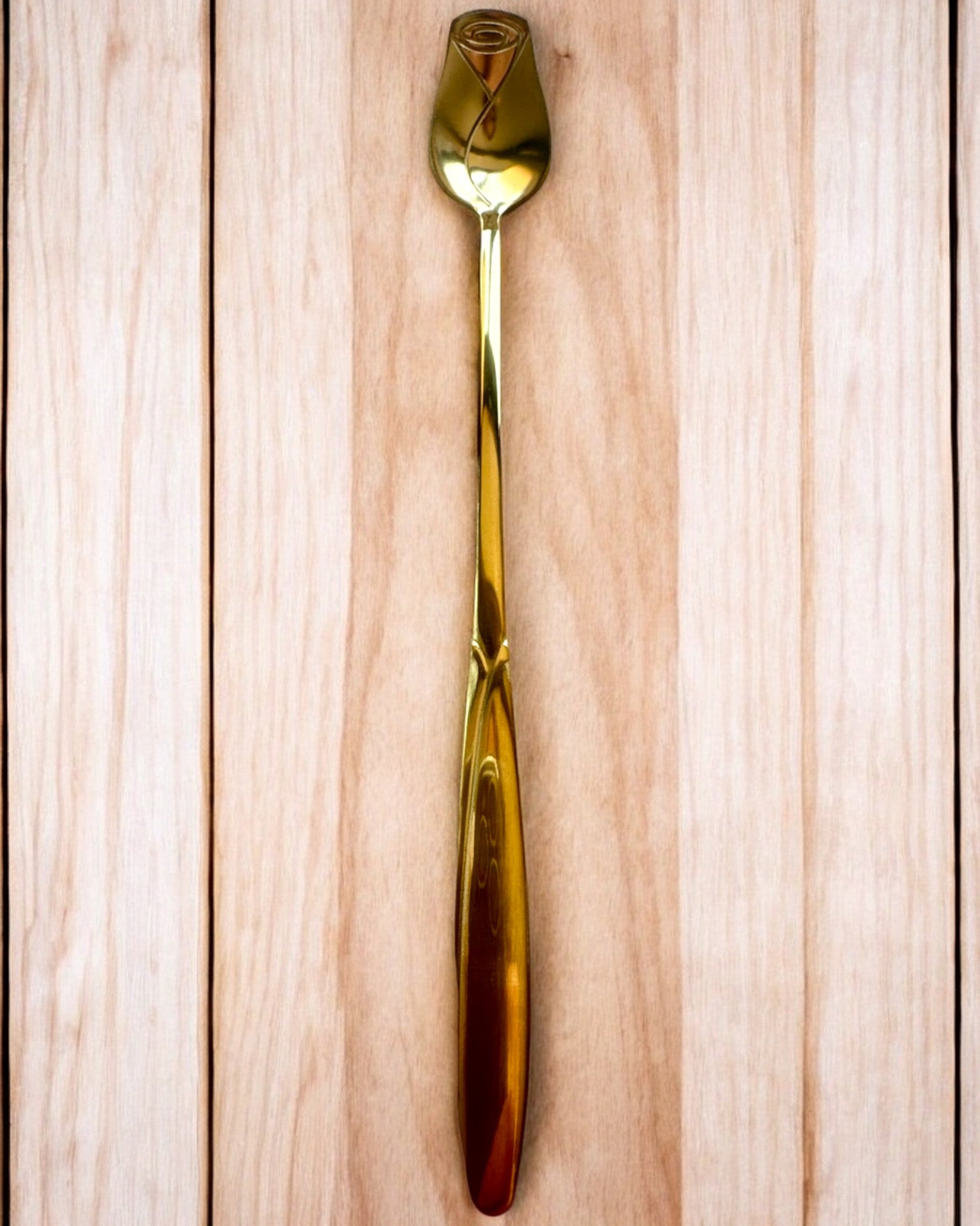 Colher de Rosa Personalizada com Opção de Gravação para presente - 3 variantes de cores à escolha