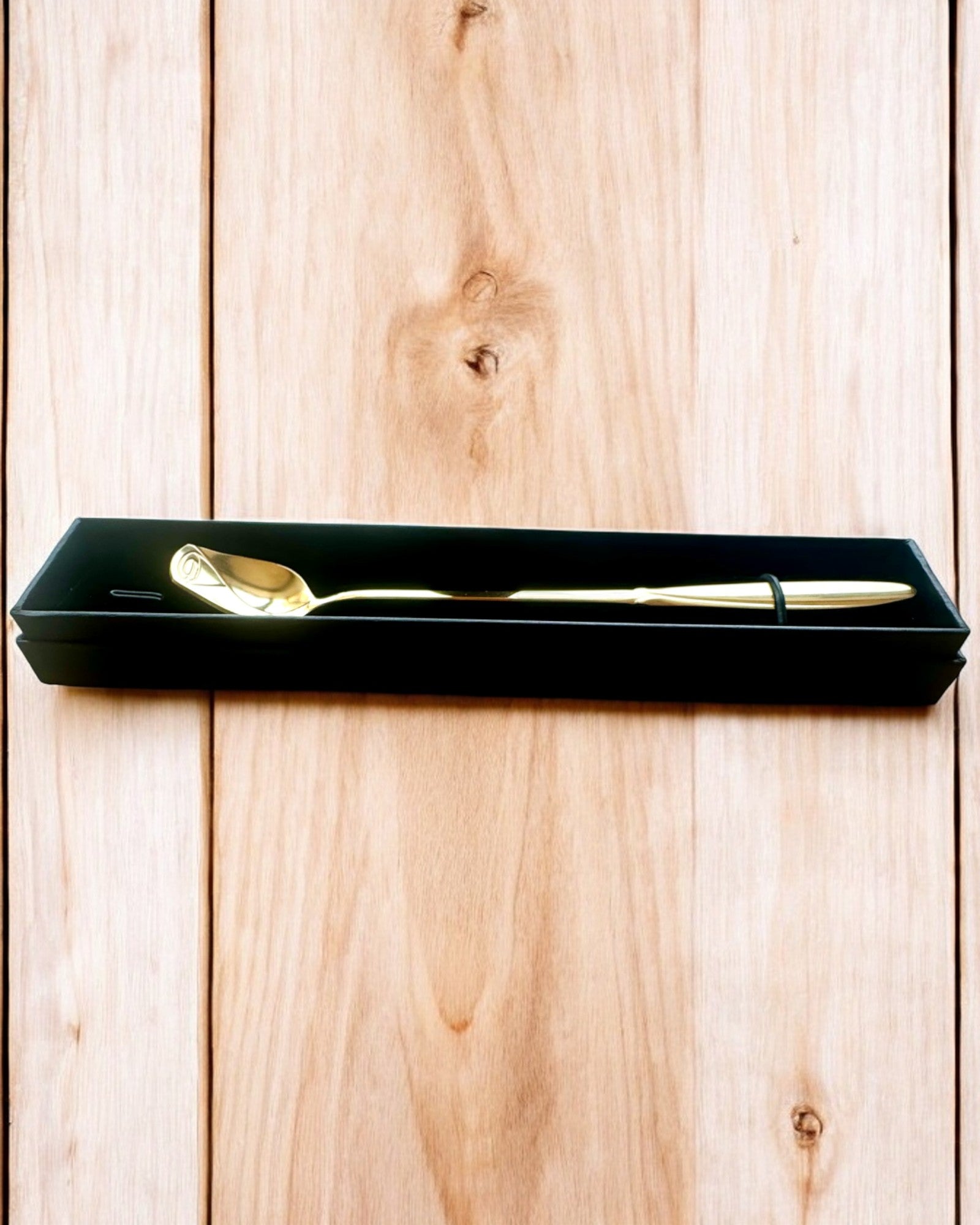 Colher de Rosa Personalizada com Opção de Gravação para presente - 3 variantes de cores à escolha