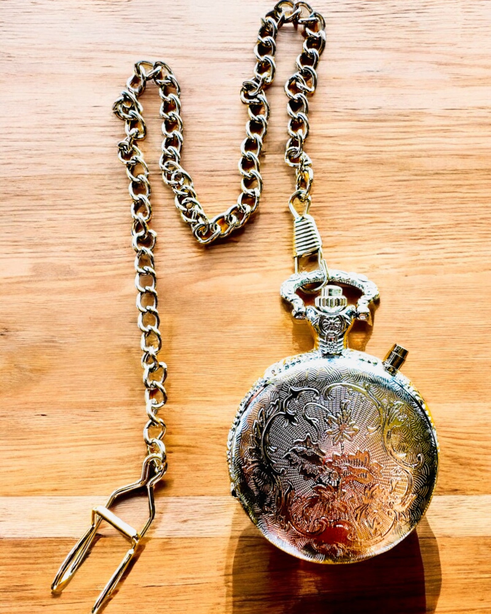 Relógio de Bolso "Motocyklowy Elegancik 2" – Gravação para presente, 3 variantes de cores