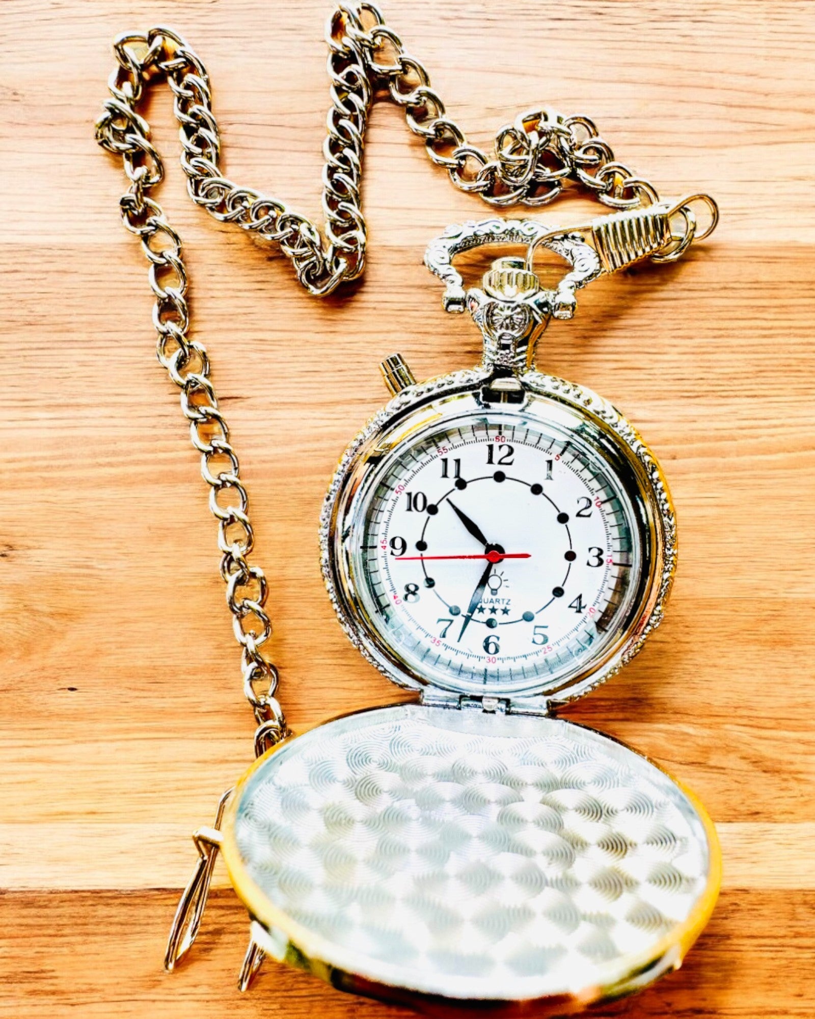 Relógio de Bolso "Motocyklowy Elegancik 2" – Gravação para presente, 3 variantes de cores