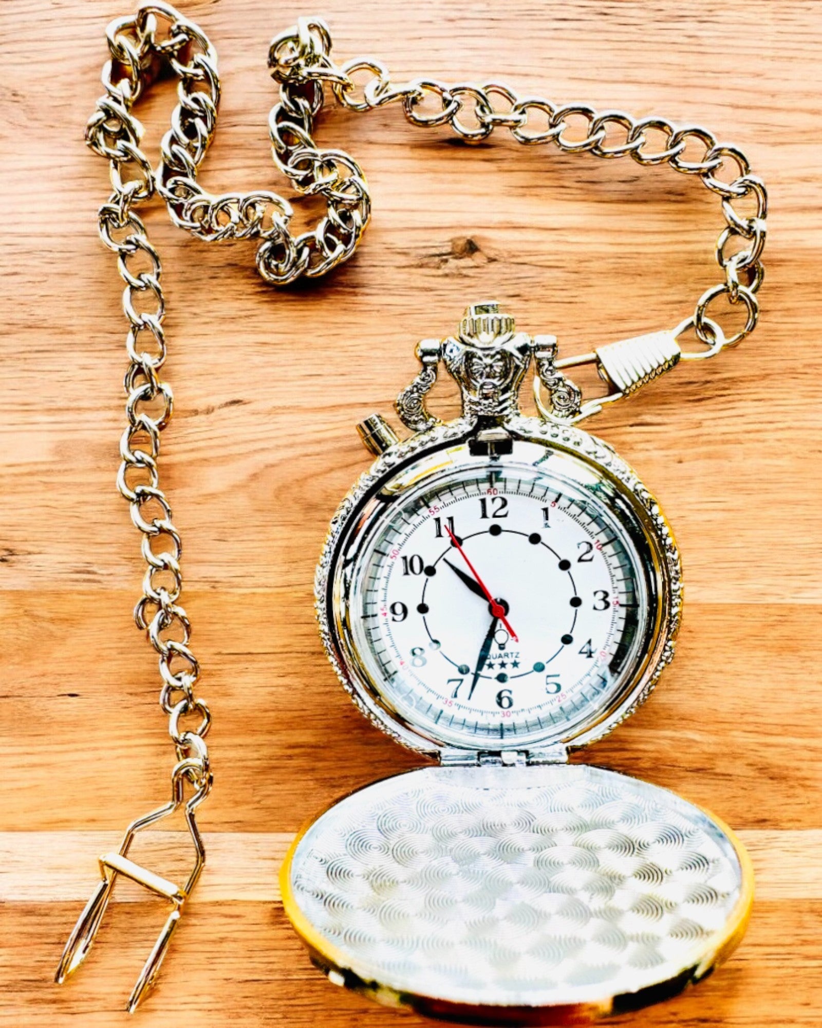 Relógio de Bolso "Motocyklowy Elegancik 2" – Gravação para presente, 3 variantes de cores