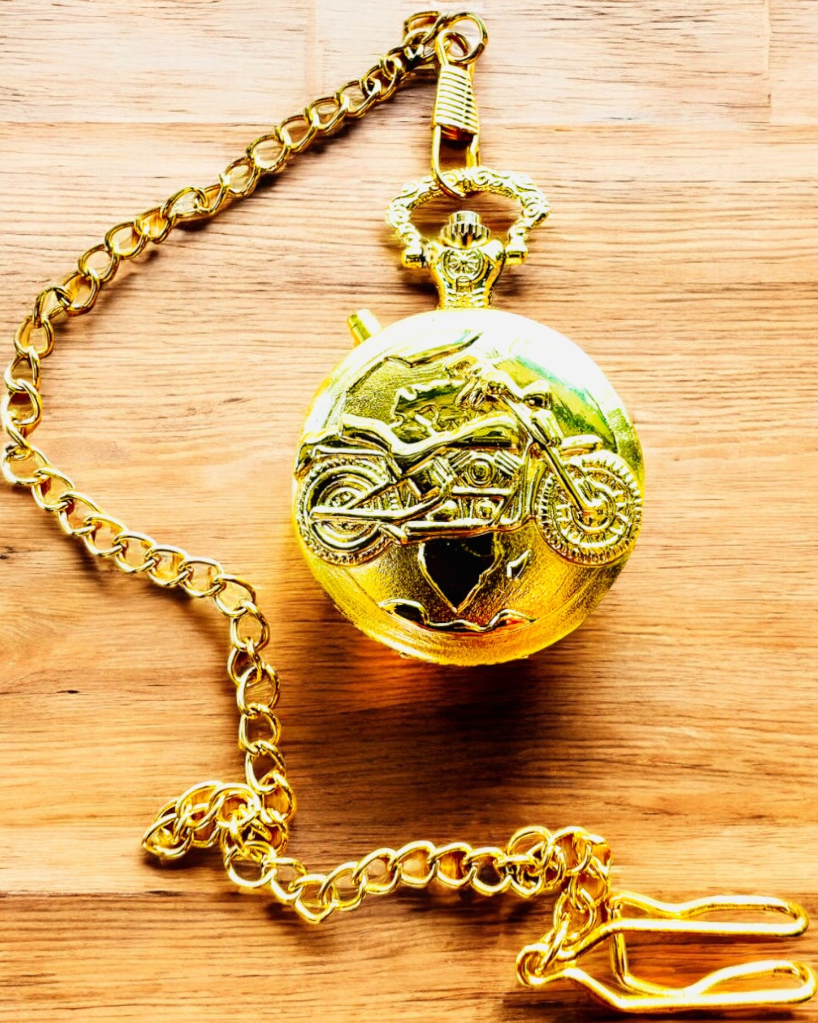 Relógio de Bolso "Motocyklowy Elegancik 2" – Gravação para presente, 3 variantes de cores