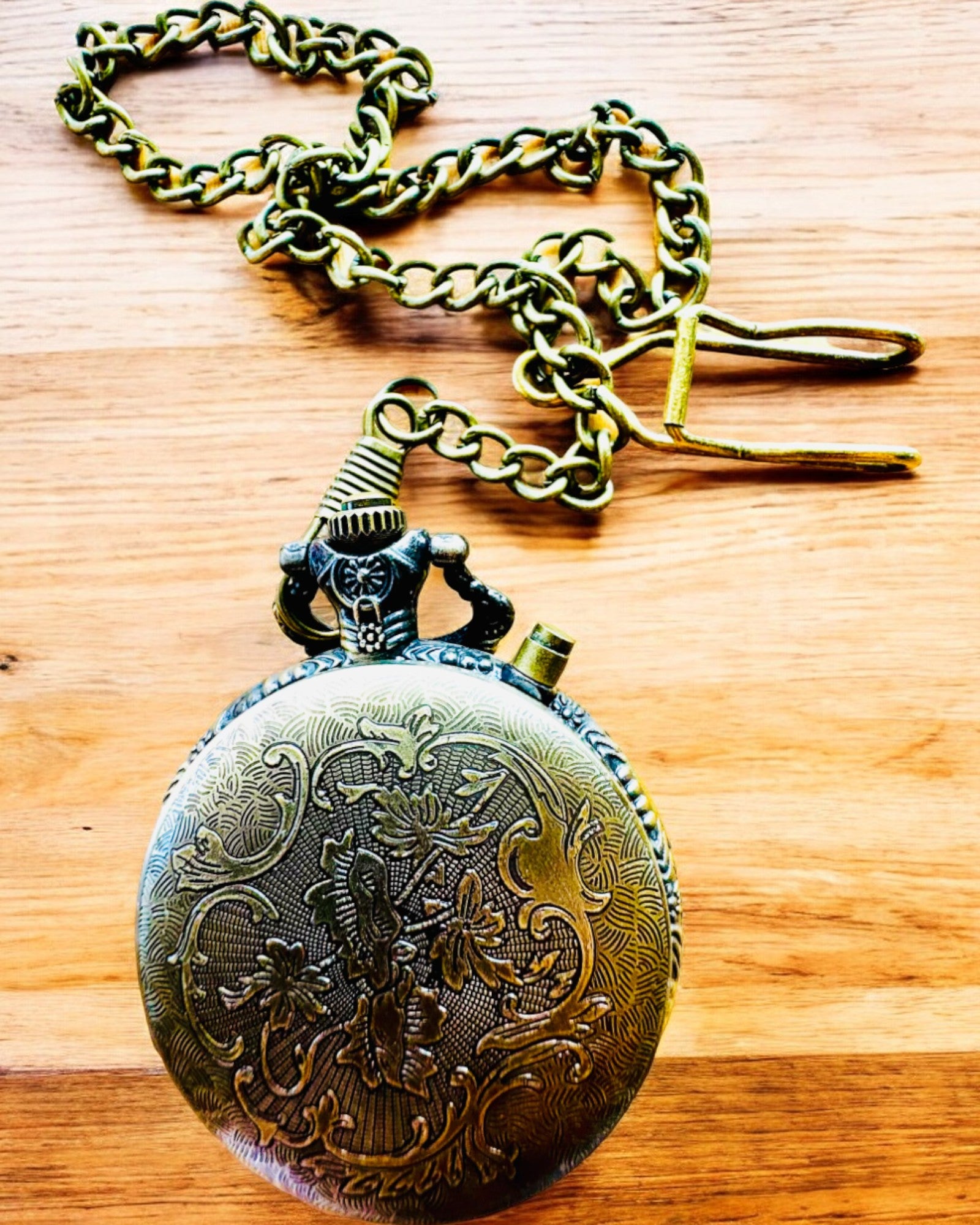 Relógio de Bolso "Motocyklowy Elegancik 2" – Gravação para presente, 3 variantes de cores