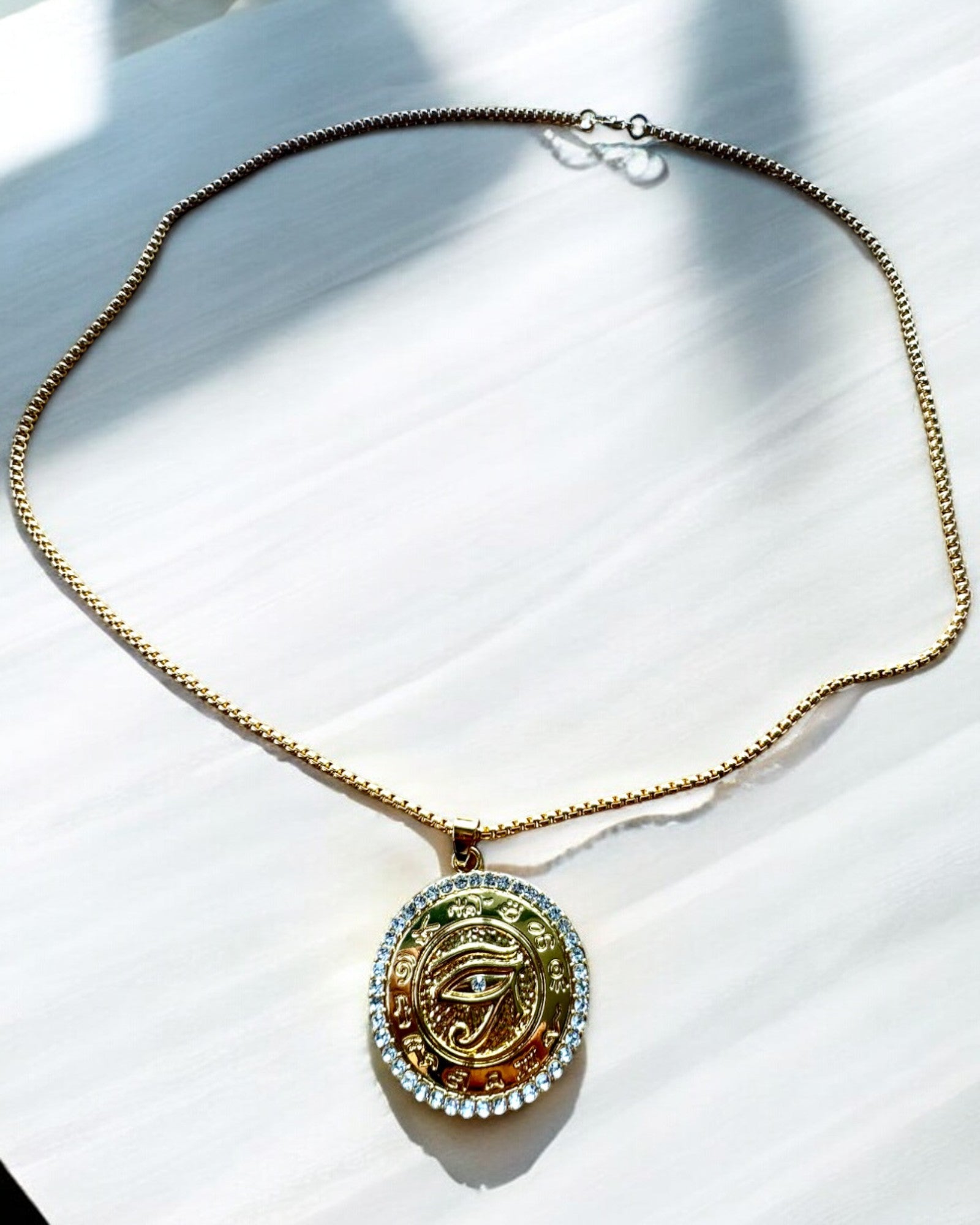 Amuleto de Poder "Olho de Ra", possibilidade de personalização com gravação para presente