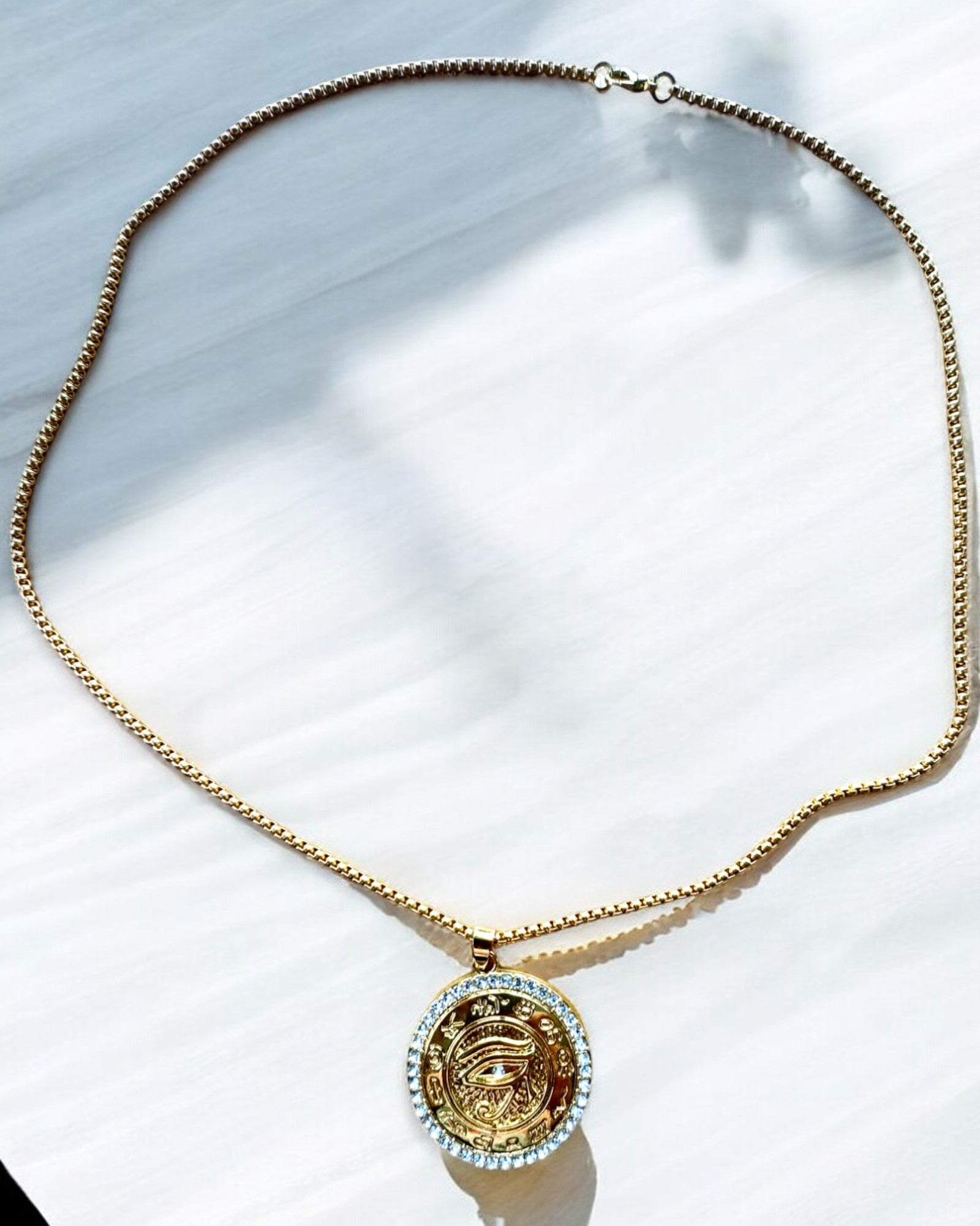 Amuleto de Poder "Olho de Ra", possibilidade de personalização com gravação para presente