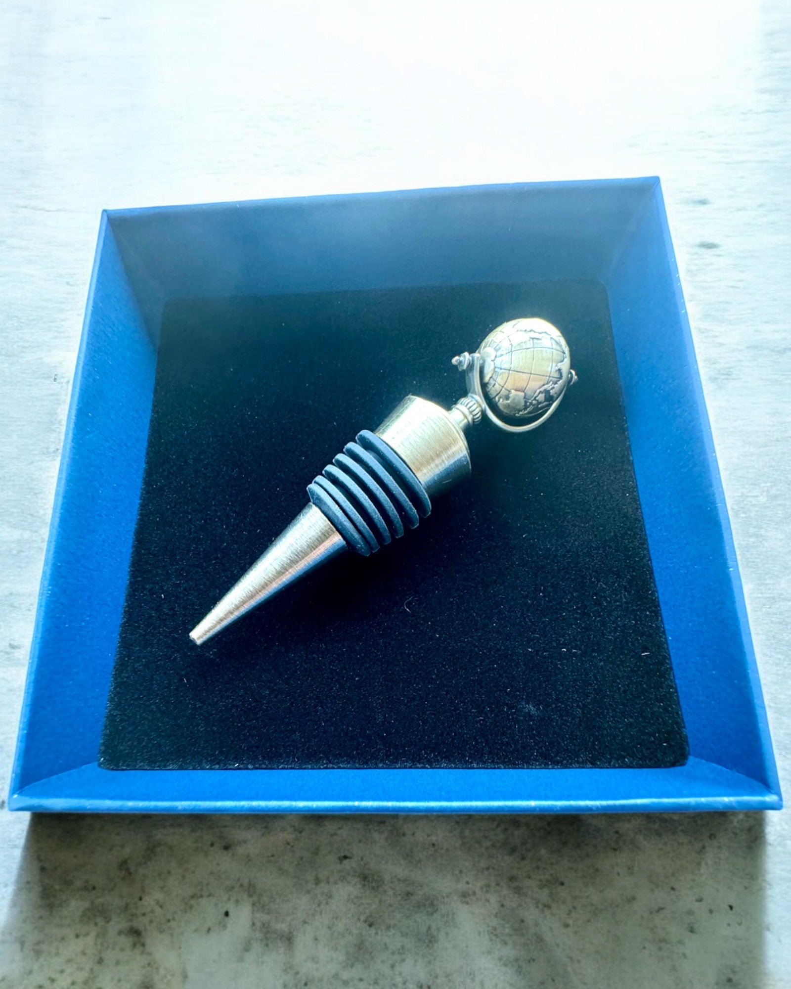 GloboStop - Rolha de Vinho com Gravação, possibilidade de personalização com gravação para presente