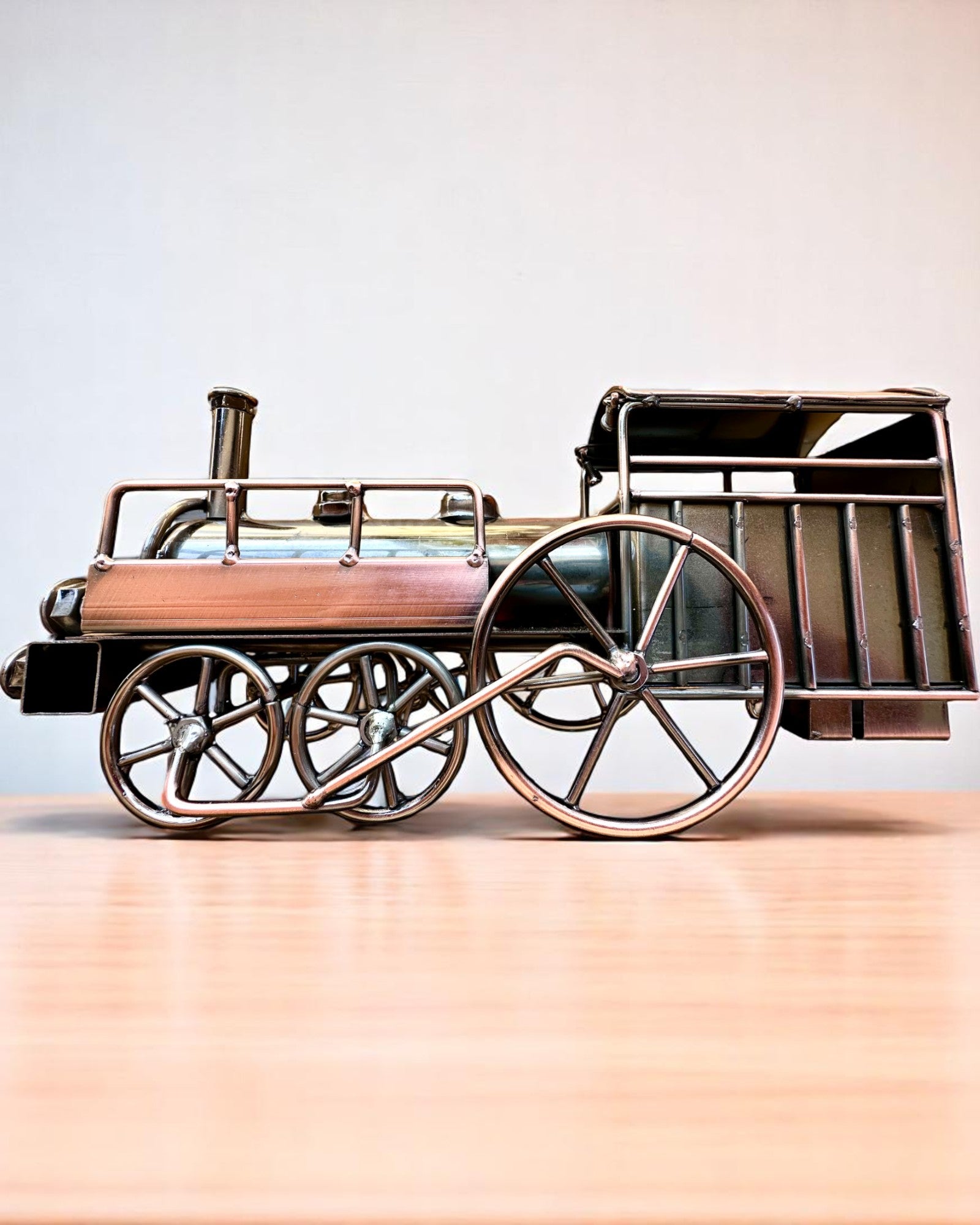 Locomotiva de ferro "Retro Express" – decoração, modelo, feito à mão com possibilidade de gravação para presente