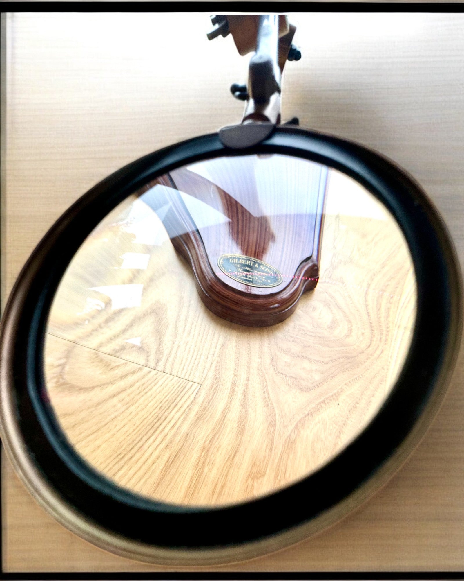 Lupa artesanal "Royal Magnifier" com base e suporte ajustável - possibilidade de personalização com gravação para presente