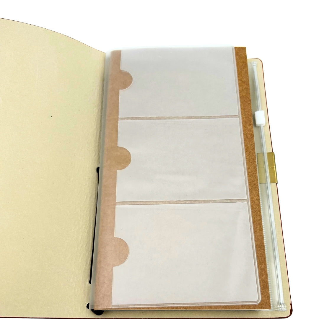Caderno de Couro de Viajante com Gravação Personalizada