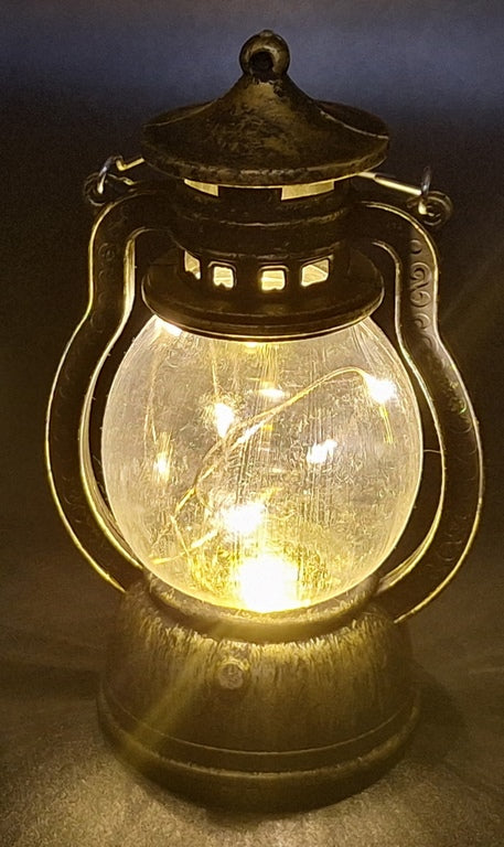 Candeeiro de noite LED em forma de lâmpada de petróleo com possibilidade de personalização por gravação, ideal para presente - altura 12,6 cm, largura 5,8 cm, certificado CE