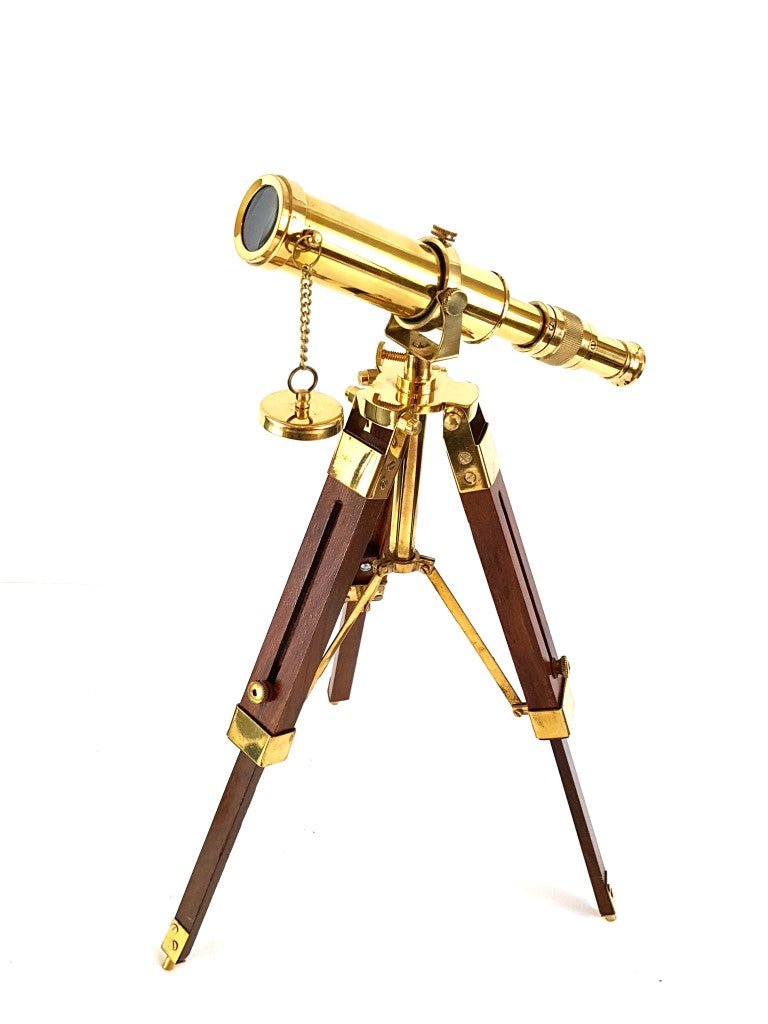 Telescópio de Latão em Tripé T05