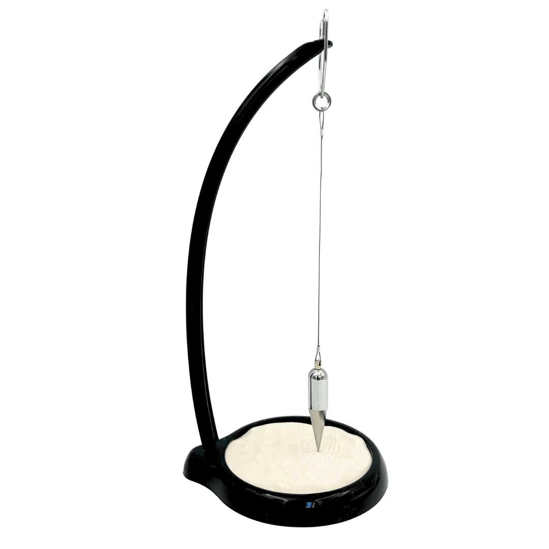 Pêndulo de Areia Sand Pendulum com Gravação - Decoração Inspiradora 38cm com Areia Cinética