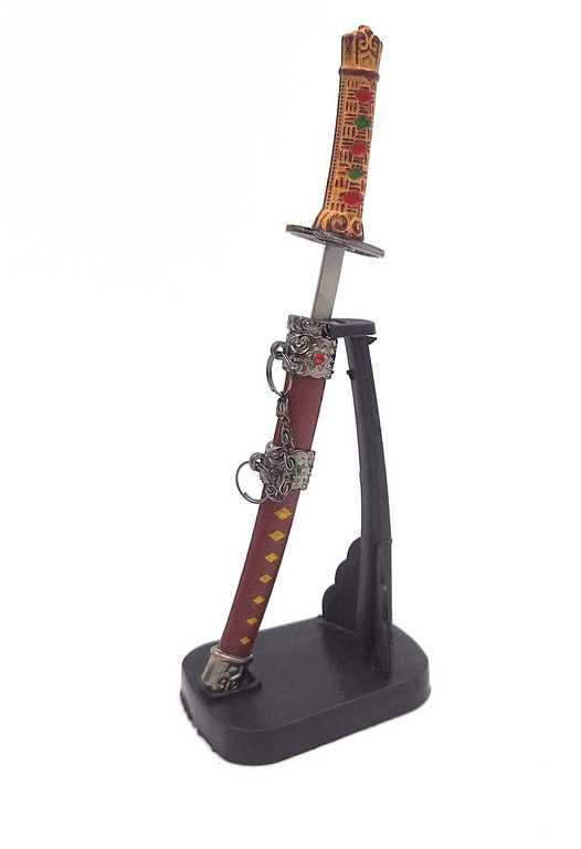 Katana - faca de papel SW-199 com possibilidade de personalização por gravação, ideal para presente, altura 18 cm, bainha decorativa incluída