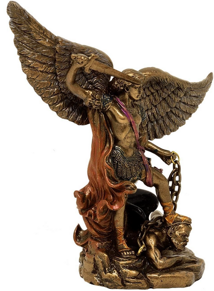 Arcanjo Miguel - estatueta decorativa com possibilidade de personalização por gravação