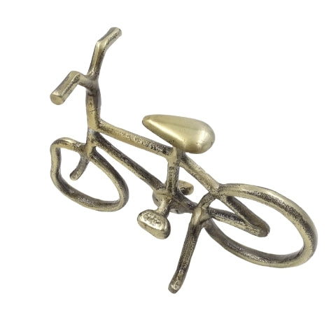 Figura de bicicleta MT209 em metal com possibilidade de personalização por gravação