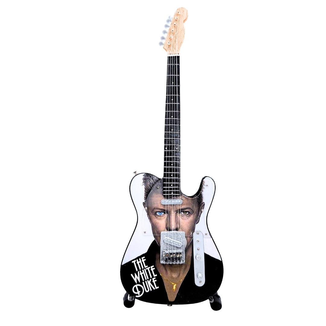 Mini Guitarra de Coleção David Bowie MGT-8976 com gravação