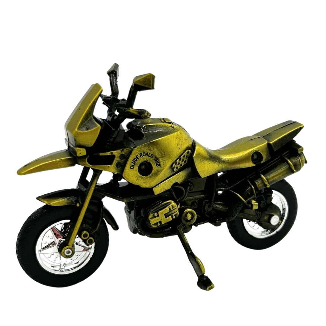 Modelo de Motociclo Metálico HJ1 em Cor Verde Escuro com Possibilidade de Personalização por Gravação