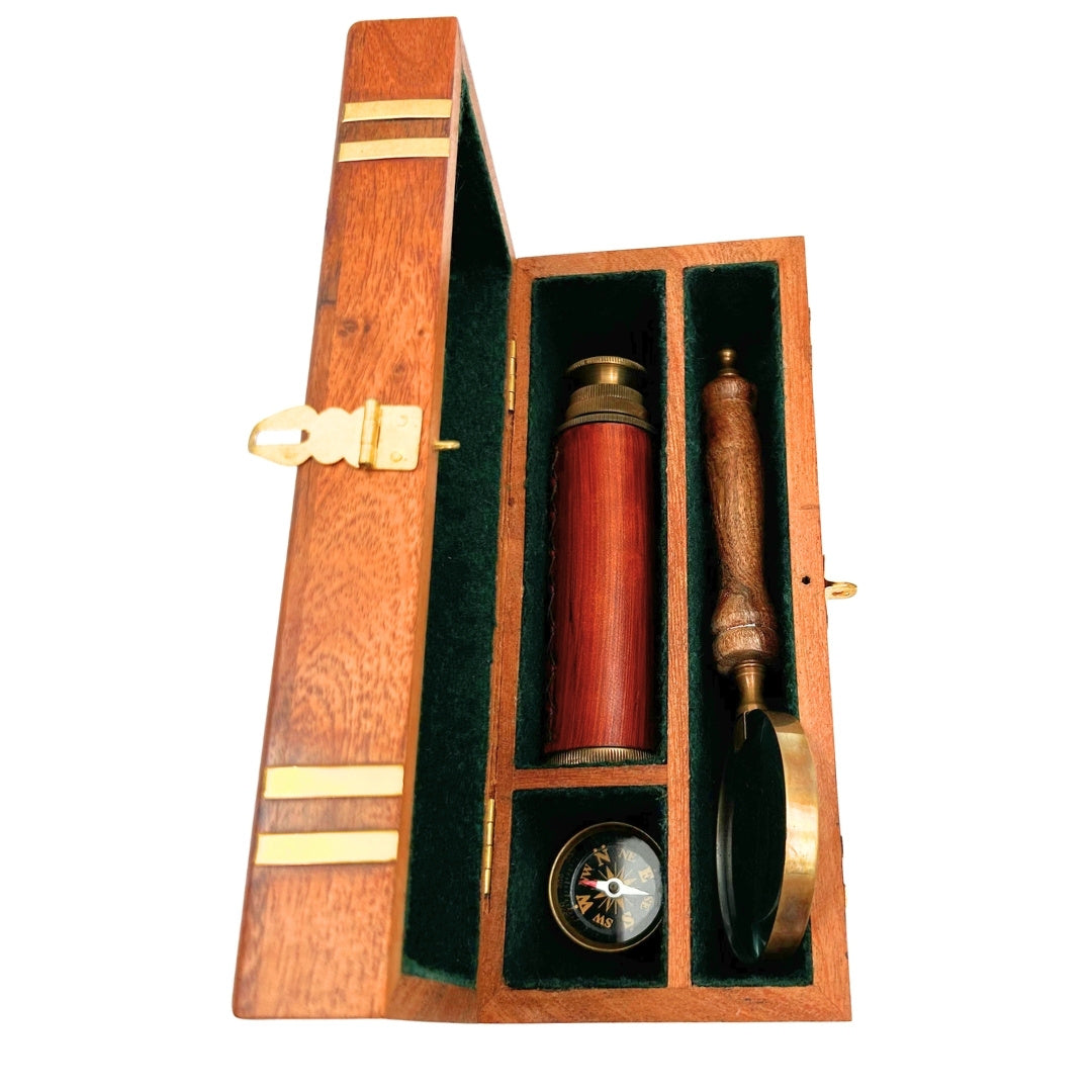 Conjunto de Presente Retro Exclusivo com Gravação
