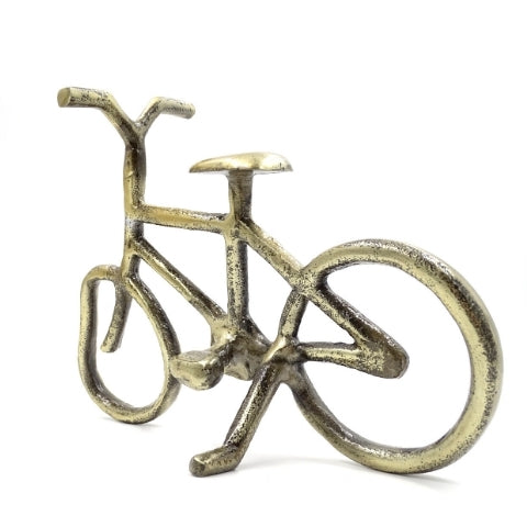Figura de bicicleta MT209 em metal com possibilidade de personalização por gravação
